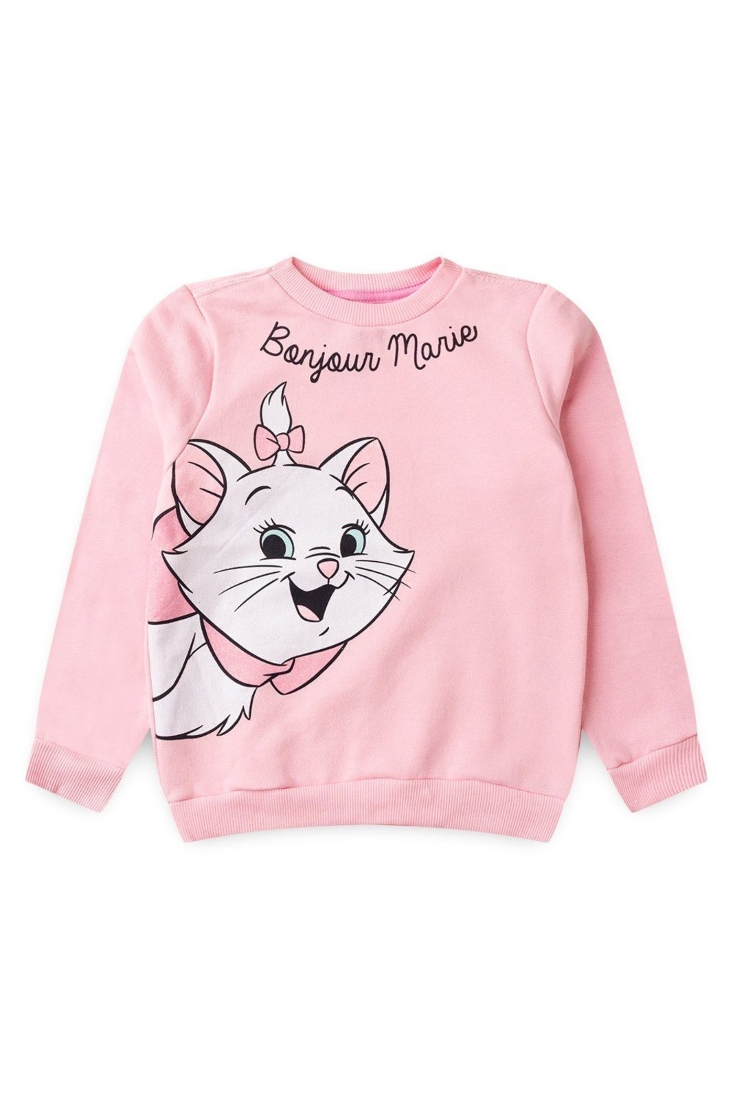 Infantil - Casaco Disney Marie Feminino Gatinha Rosa