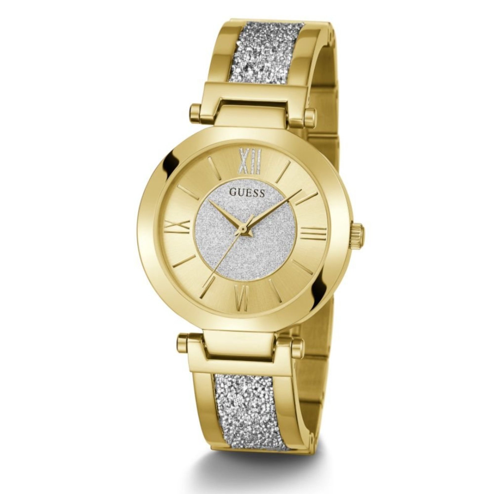 Vista 2 Relógio Feminino Guess Números Romanos dourado Guess dourado