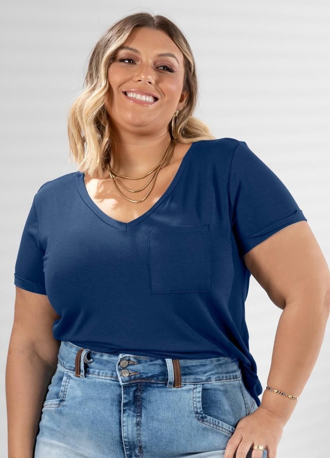 Blusa Em Malha De Viscose Quintess