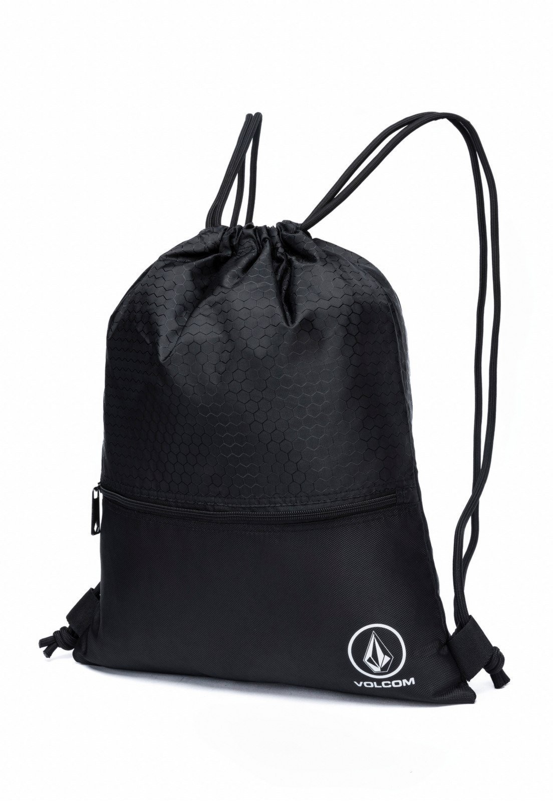 Vista 3 Mochila Saco Volcom Bolsa Treino Academia Esporte Passeio preto Volcom preto