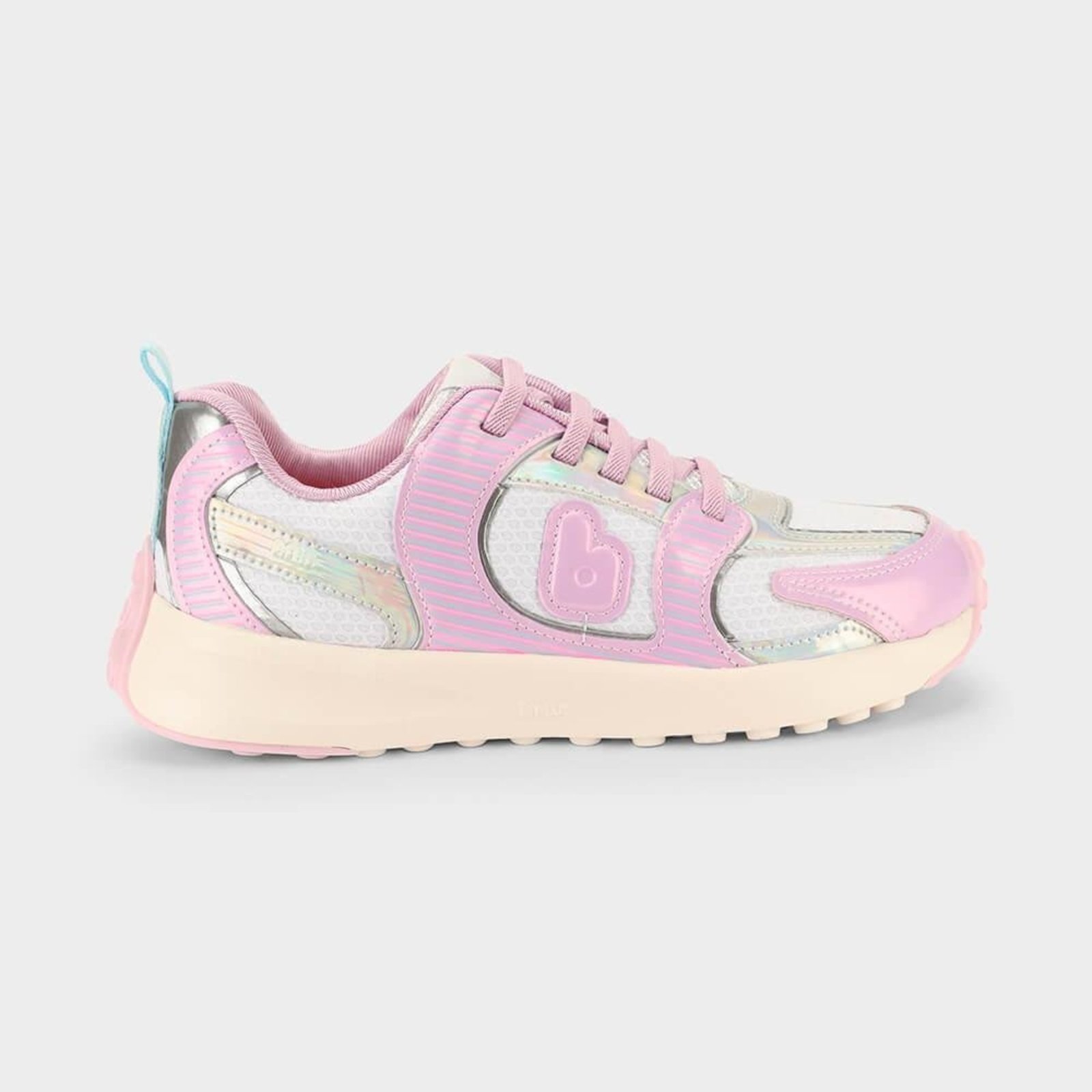 Infantil - Tênis Bibi Jogging Rosa com Holográfico 1269041 32