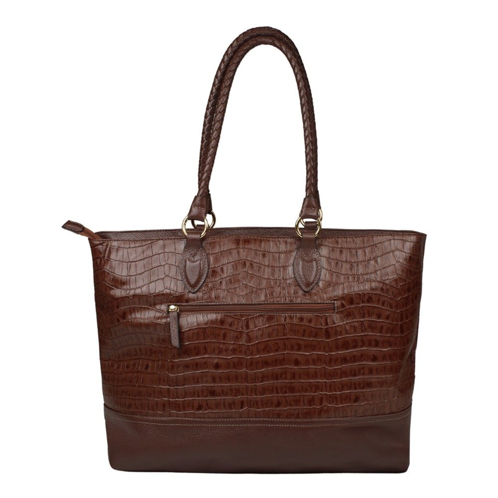 Bolsa Grande Linea Bella 6078 Marrom+Marrom