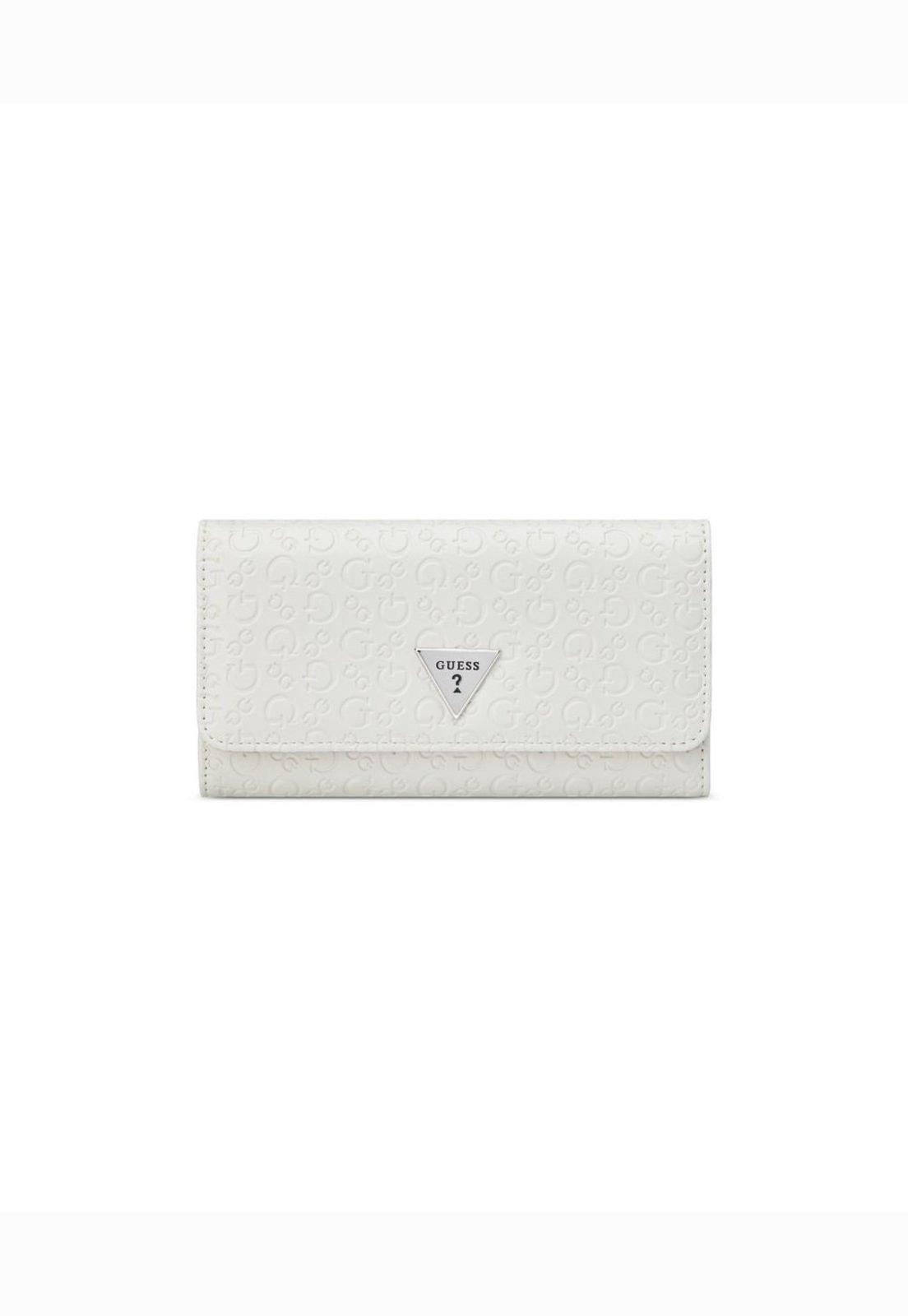 Carteira Guess Jillian Slg Slim Clutch Branco