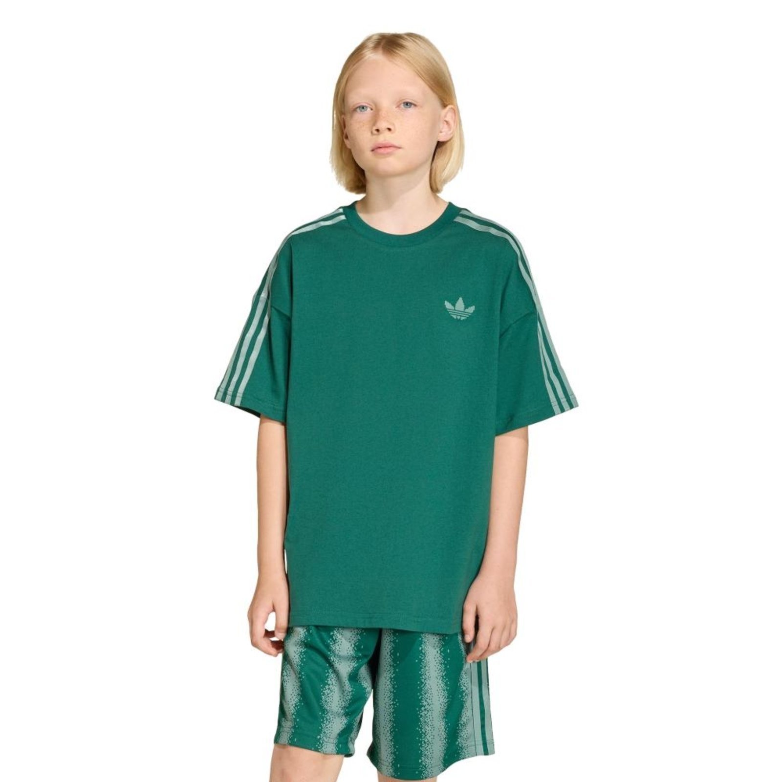 Vista 2 Infantil - CAMISETA FOLGADA MANGA MORCEGO adidas MINECRAFT adidas Originals verde adidas Originals verde