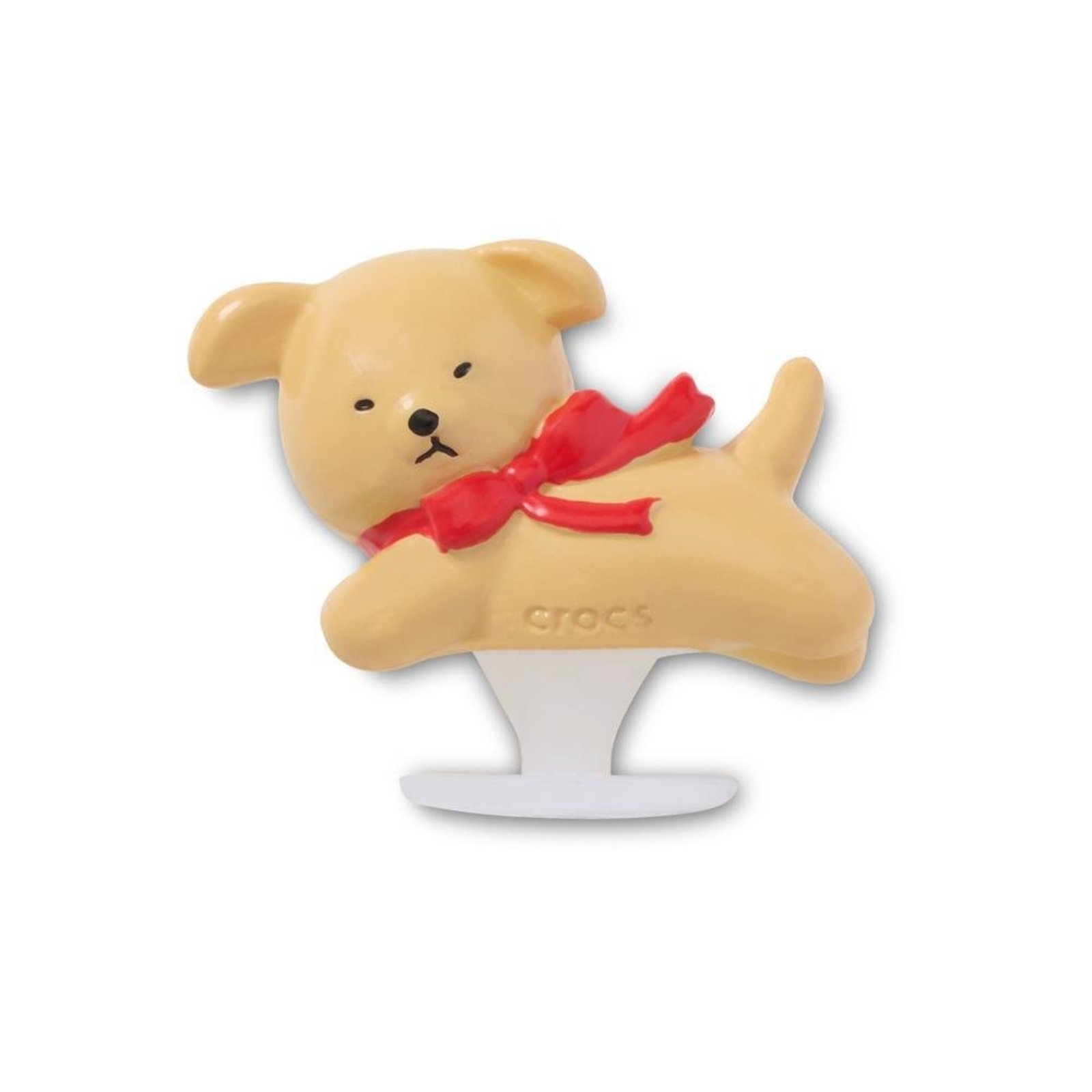Infantil - Jibbitz™ Cachorro Deitado 3D Único Branco