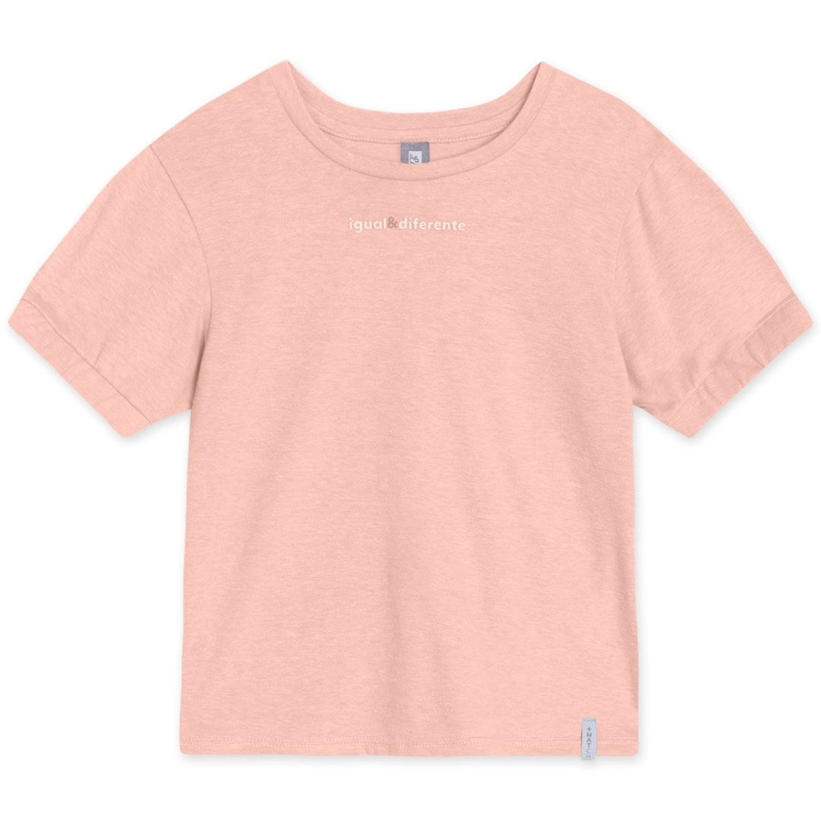 Infantil – Blusa Manga Curta Feminina Match