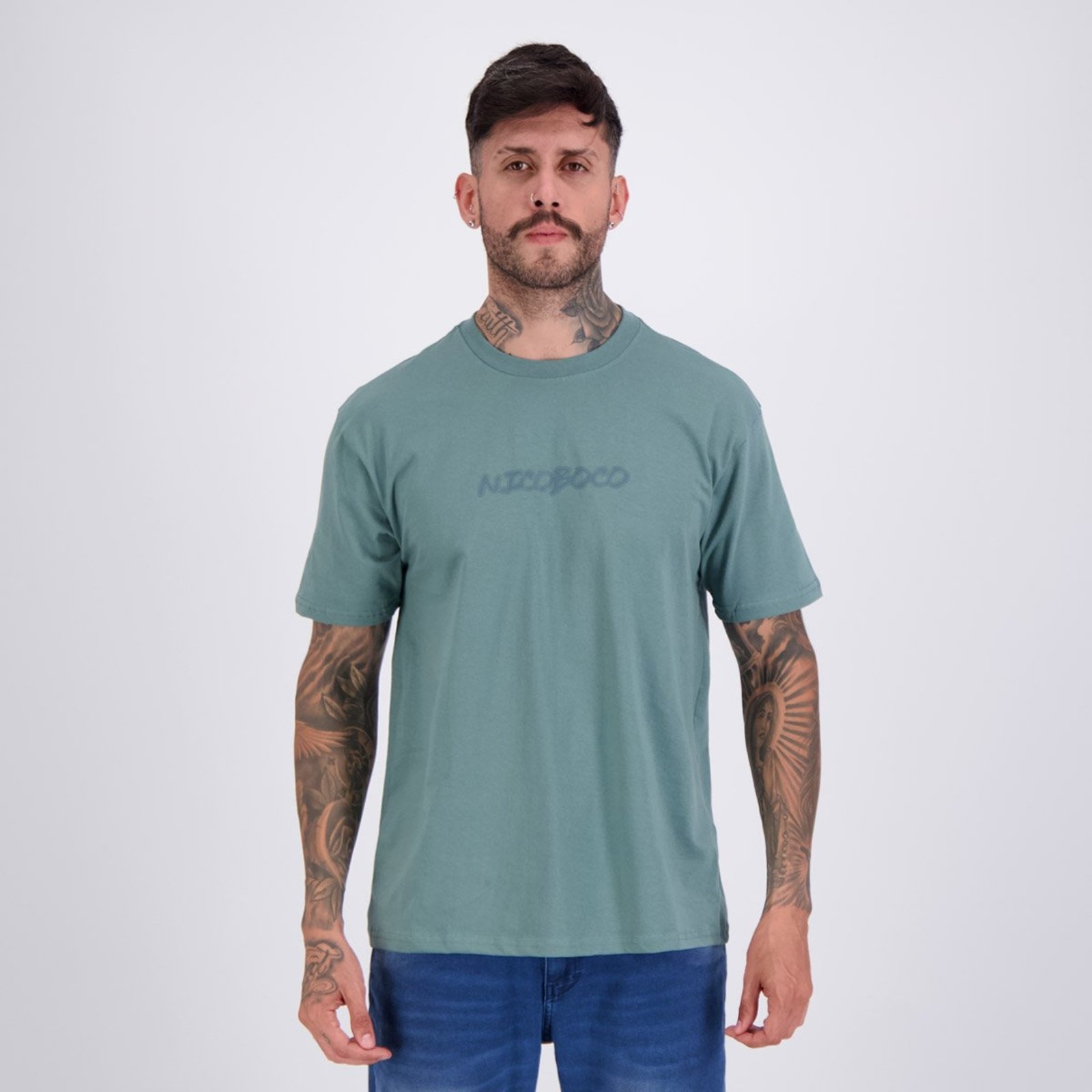 Camiseta Nicoboco Ester Verde Militar