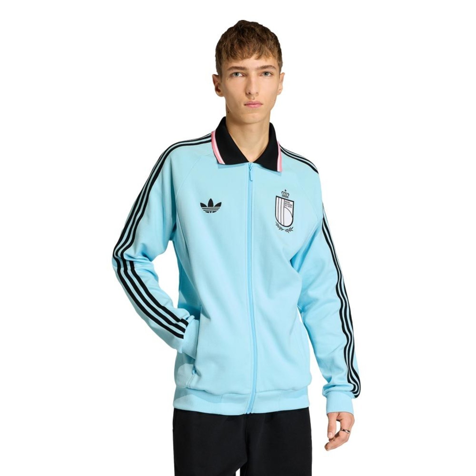 Jaqueta Hino II Bélgica adidas Performance Azul