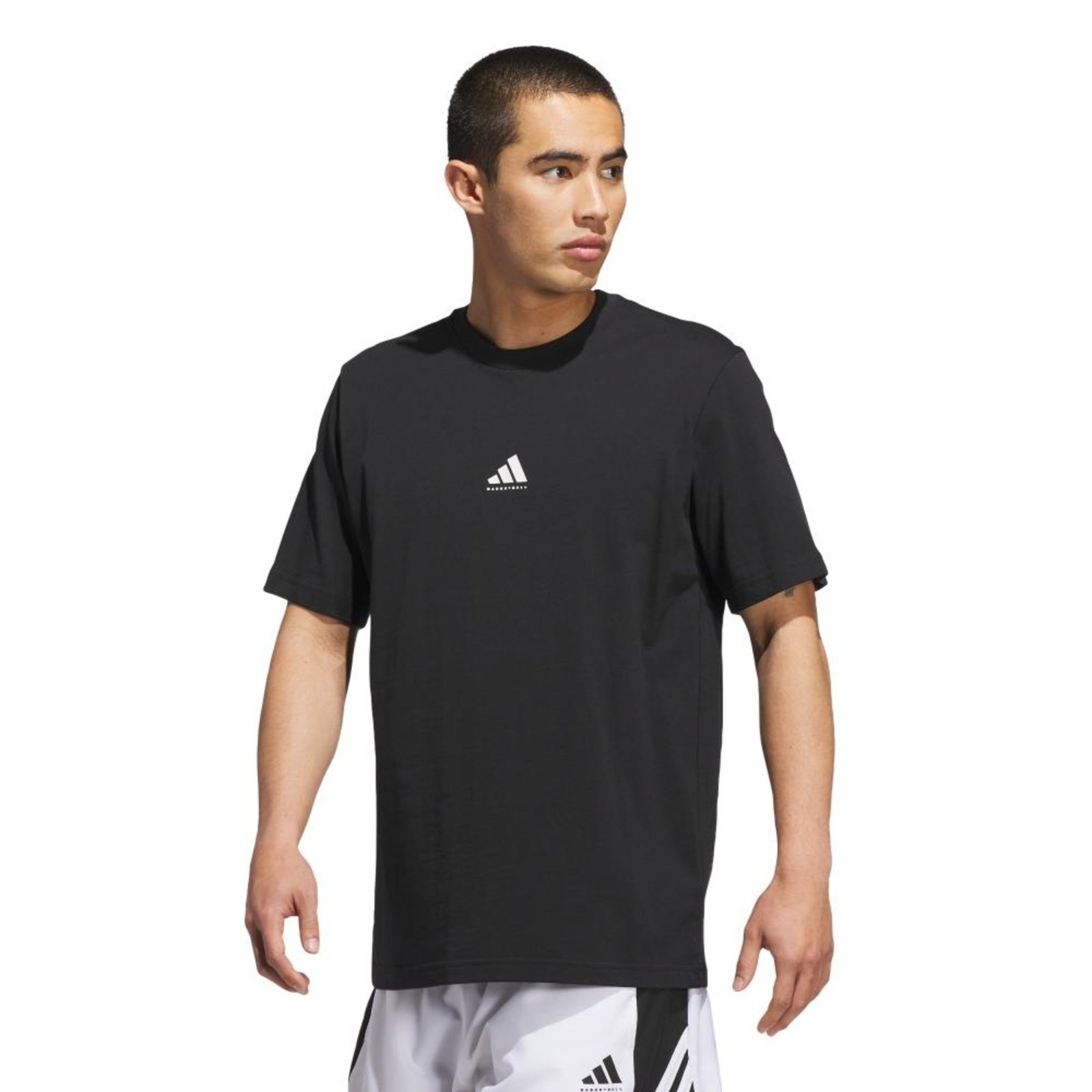 Camiseta Estampada adidas Basketball adidas Performance Preto