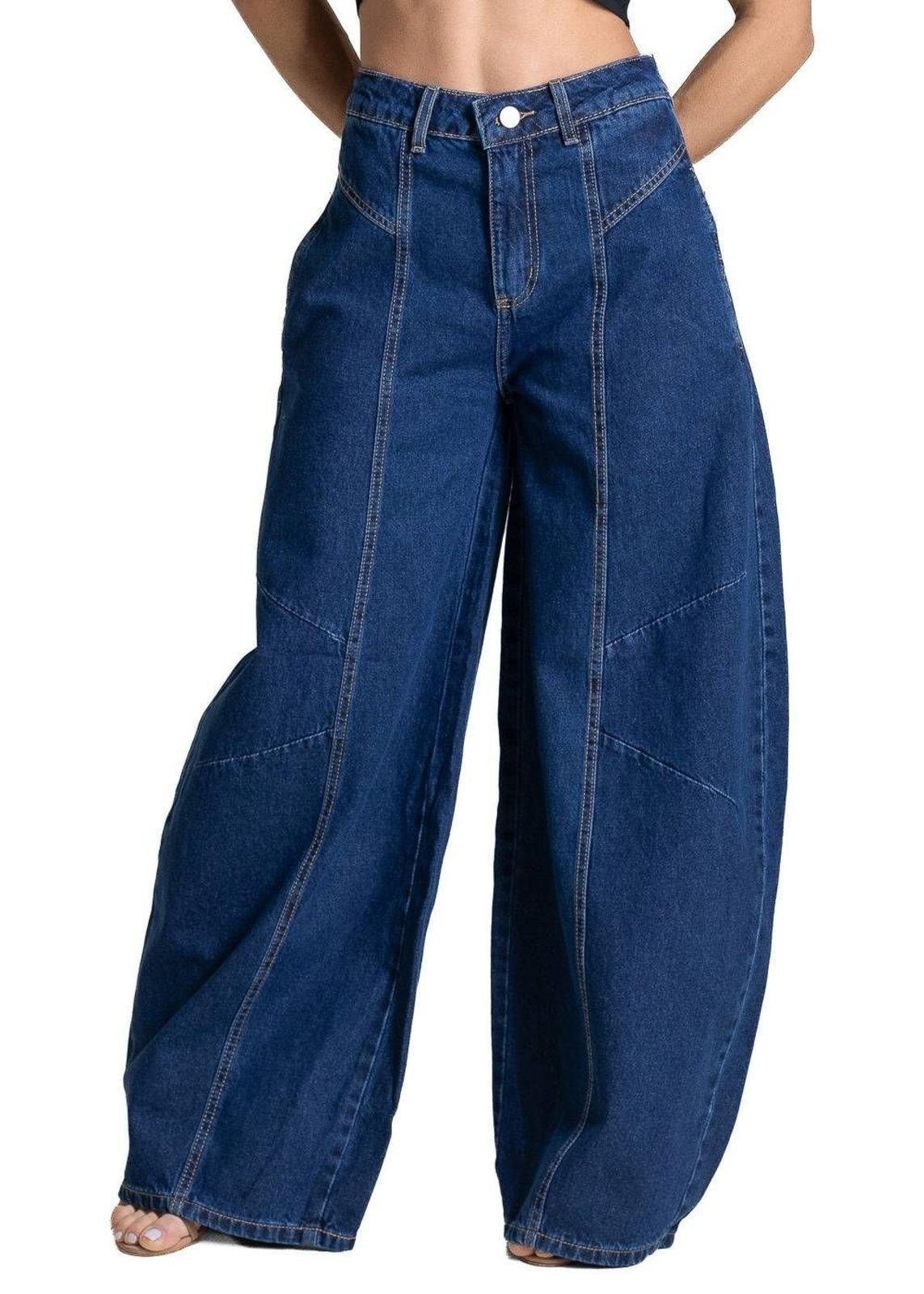 Calça Jeans Sawary Balloon - 283731 - Azul - Sawary