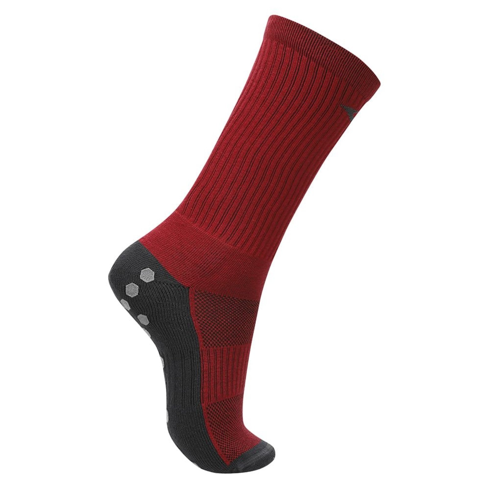 Meia Mizuno Grip Cano Médio Antiderrapante Tam. 39-44