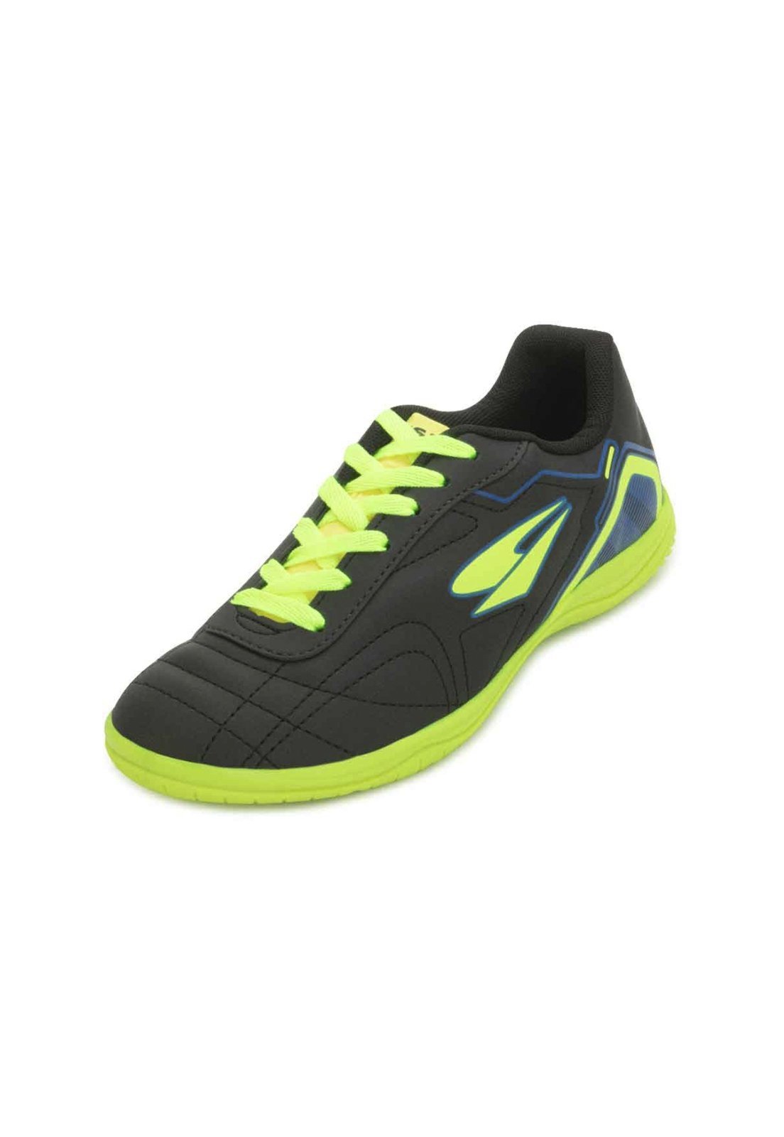 Chuteira Futsal Dray DR-307 Preto-Verde