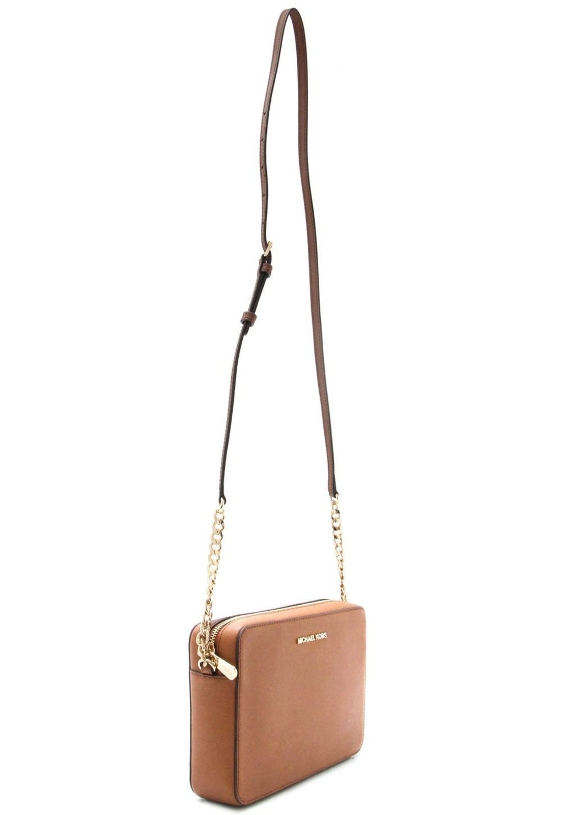 Vista 3 Bolsa Transversal Jet Set Grande De Couro 35T8gttc9l230 caramelo caramelo