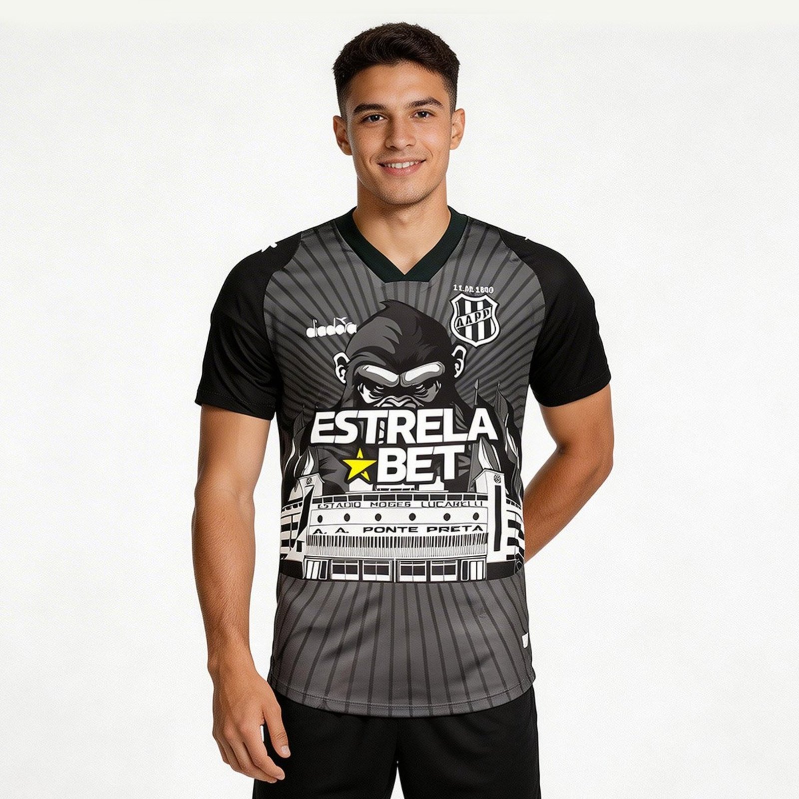 Camisa Diadora Ponte Preta Goleiro III 2024