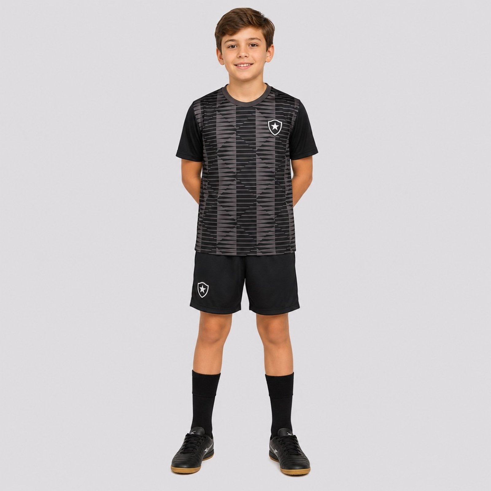 Kit Botafogo Mini Craque Preto