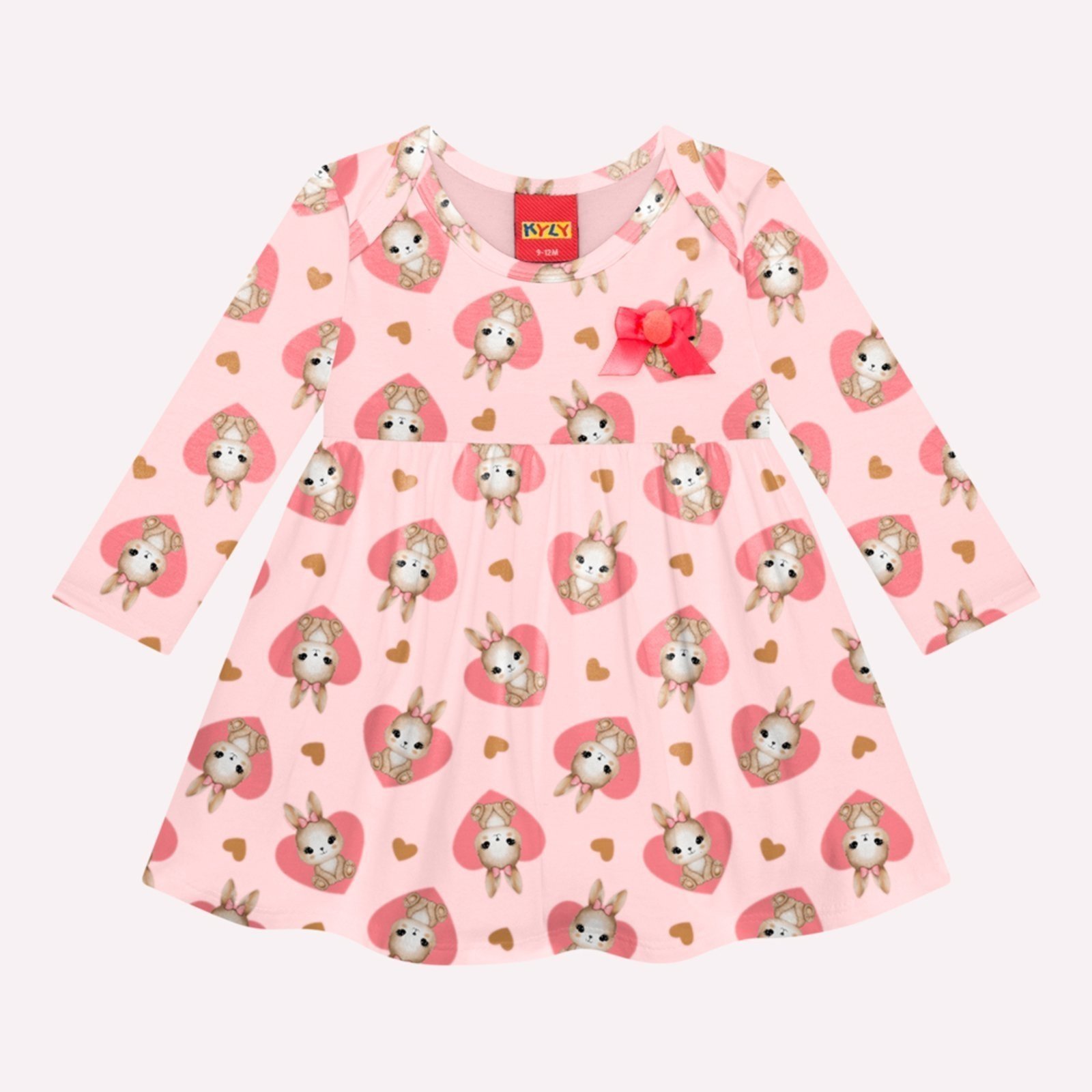 Infantil - Vestido Menina Coelhinhos Kyly