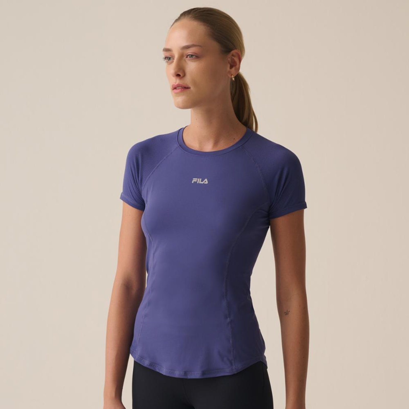 Vista 2 Blusa Fila Racer Feminina incolor Fila incolor