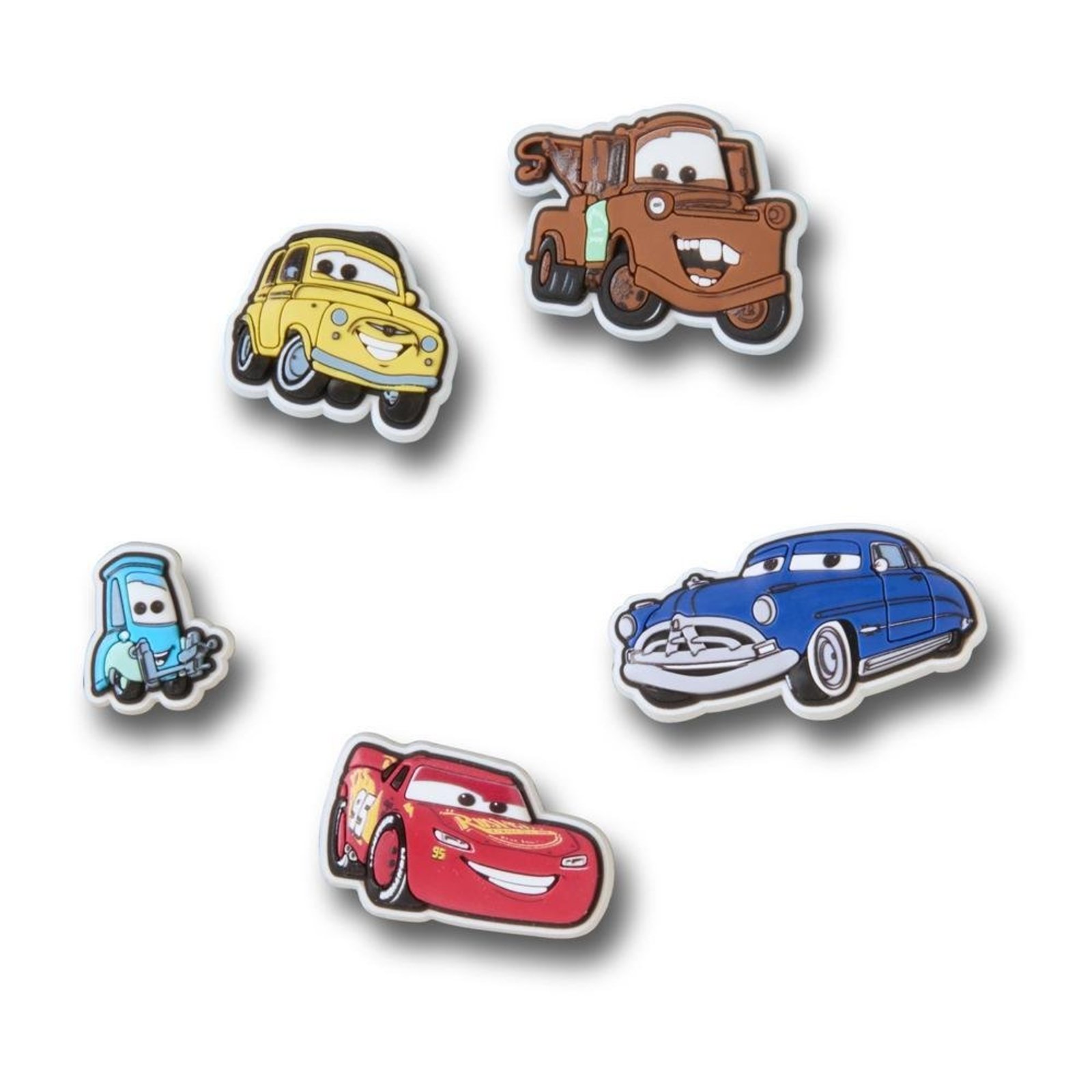 Infantil - Jibbitz™ Pixar Carros Pack Com 5 Peças Único Branco