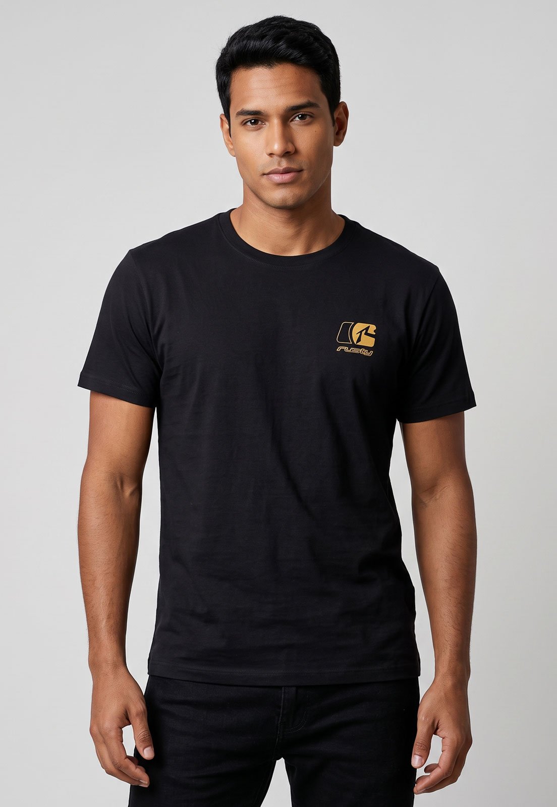 Camiseta Masculina Rusty Silk Switch Up Preta
