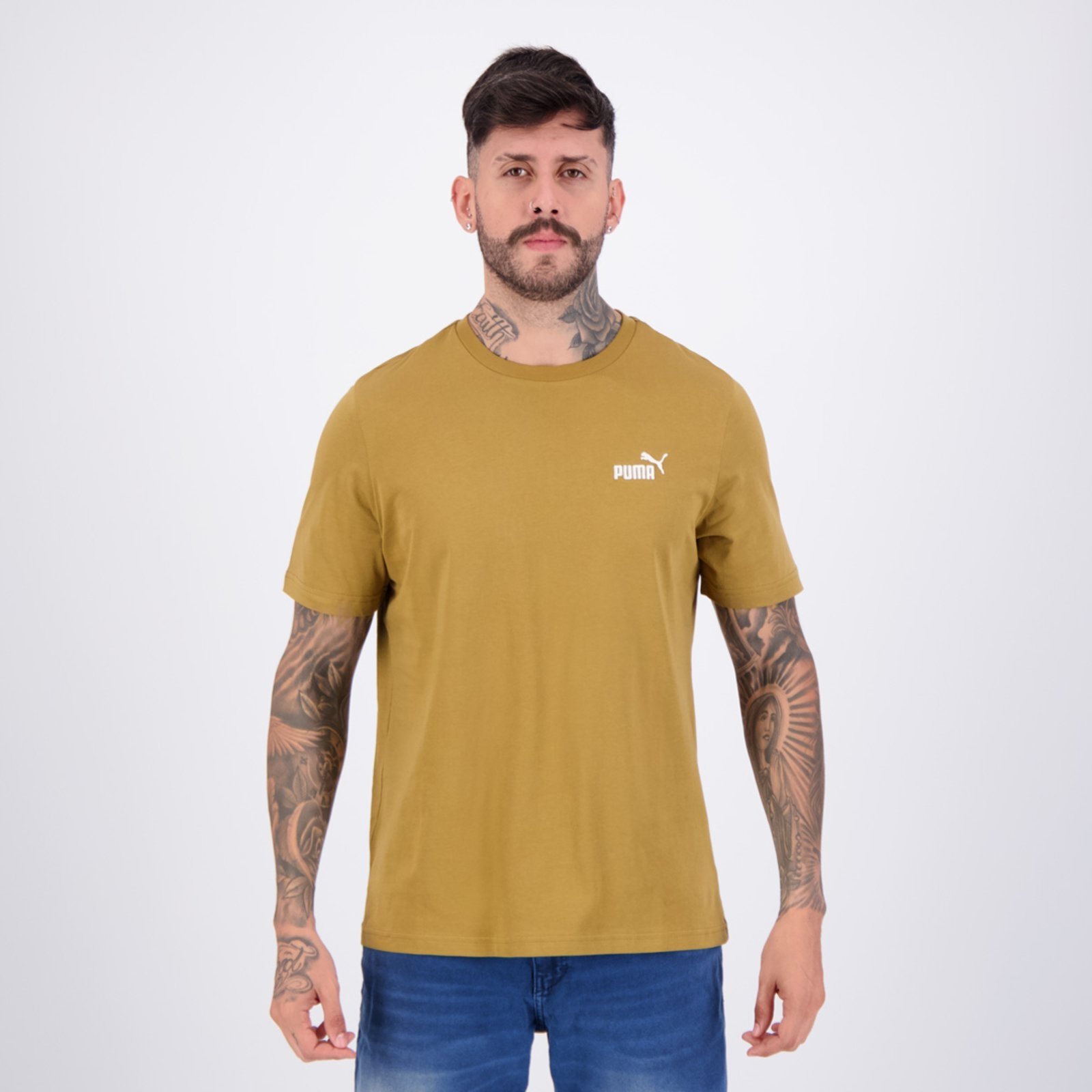 Camiseta Puma ESS No. 1 Caramelo
