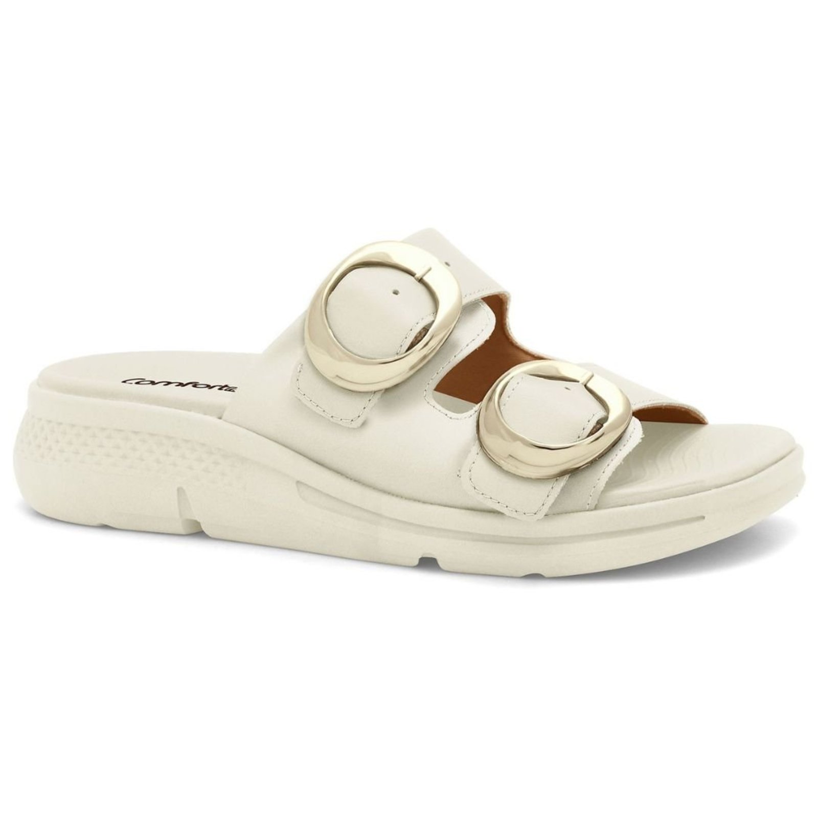 Tamanco Feminino Leve Comfortflex 2635301 - Off White