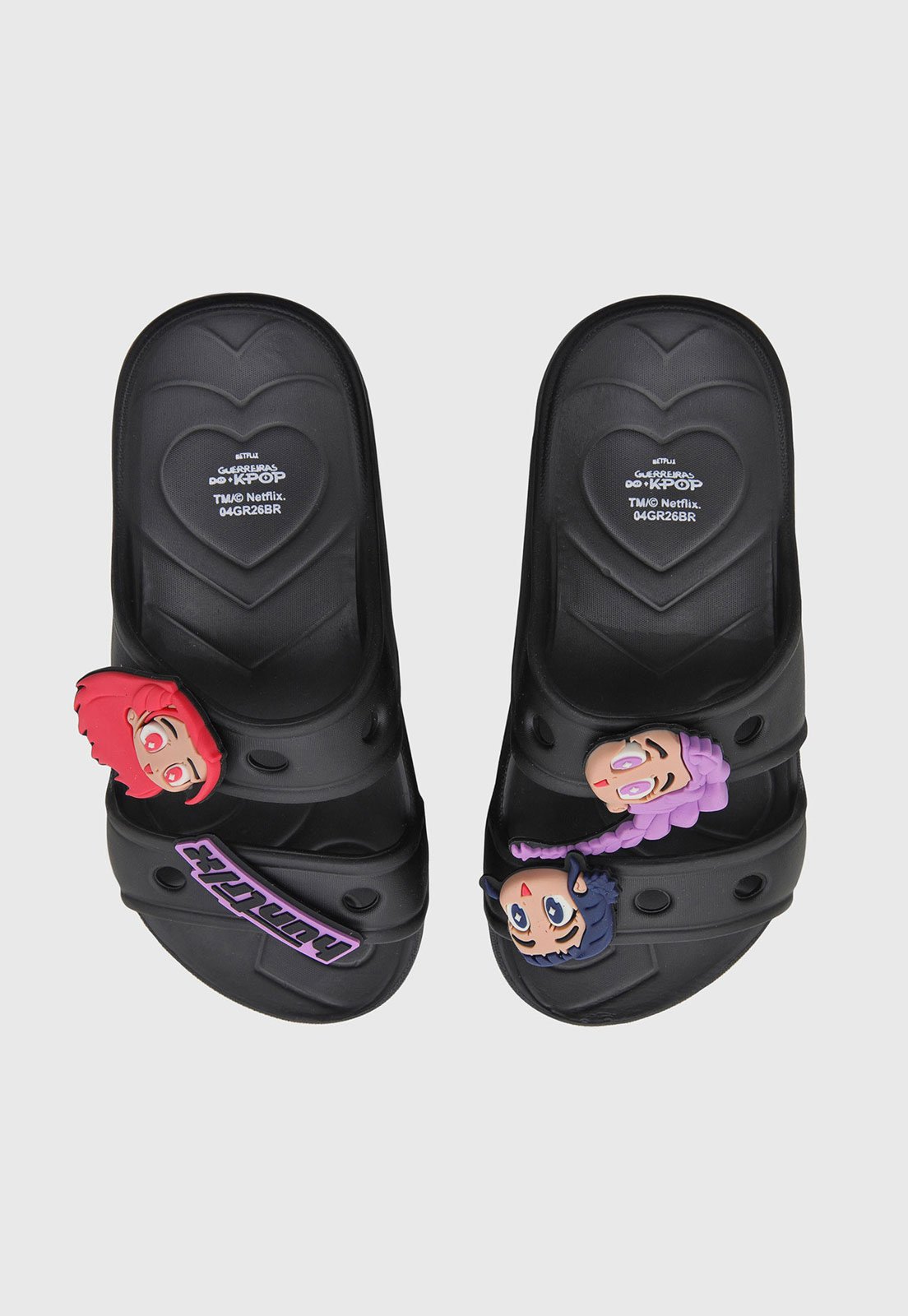 Infantil - Chinelo Grendene Guerreiras do K POP Preto