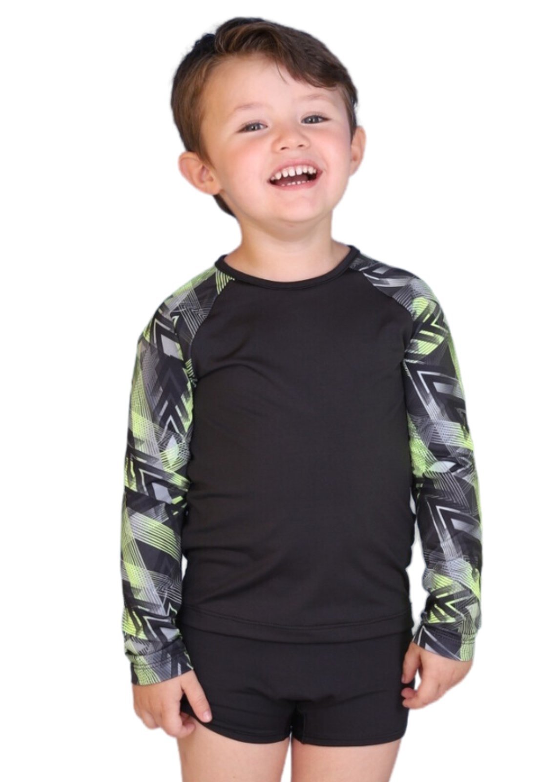 Infantil – Conjunto Manga Longa UV 50+ Raglan