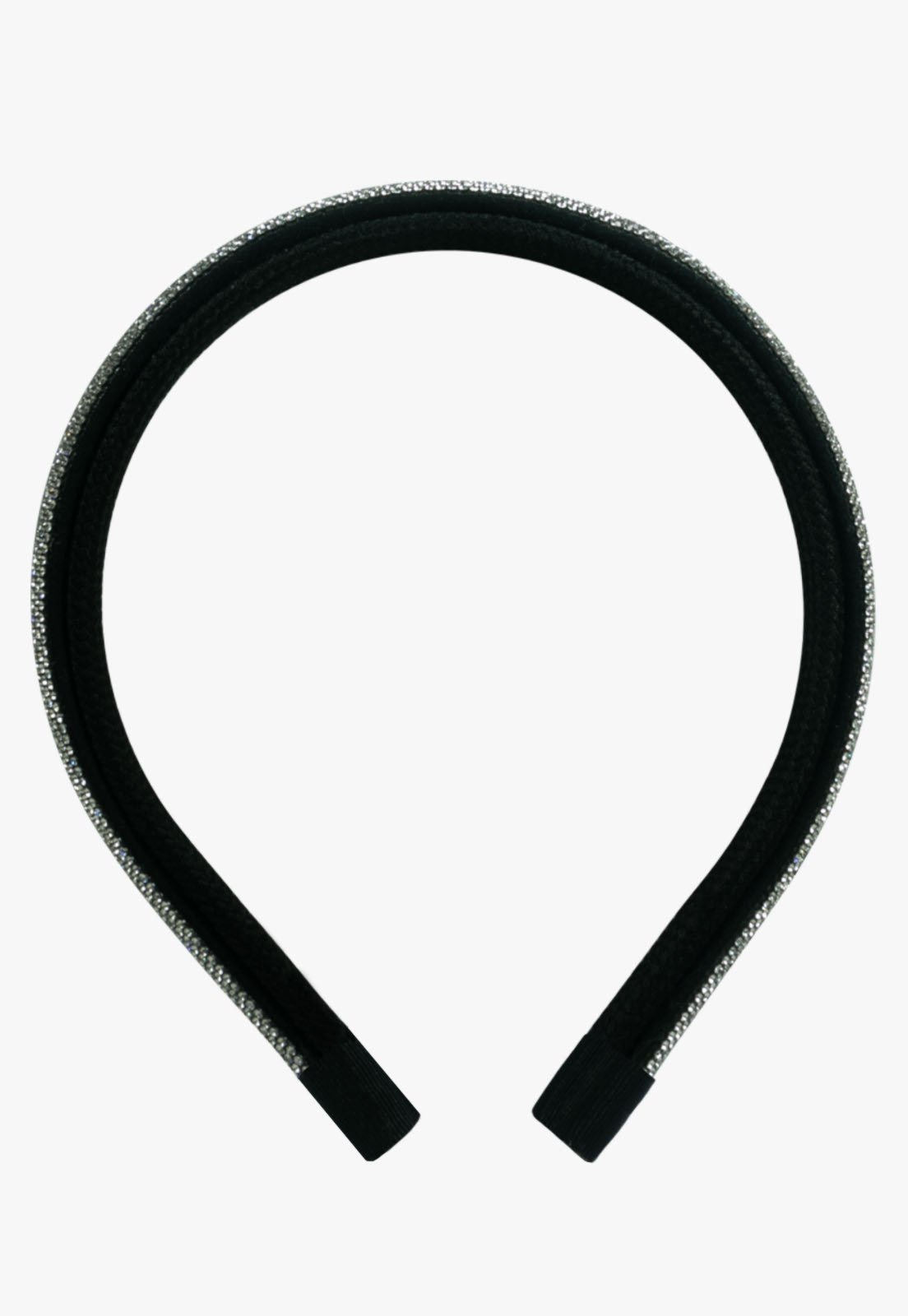 Infantil - Tiara Strass Pópidi Menina Preto