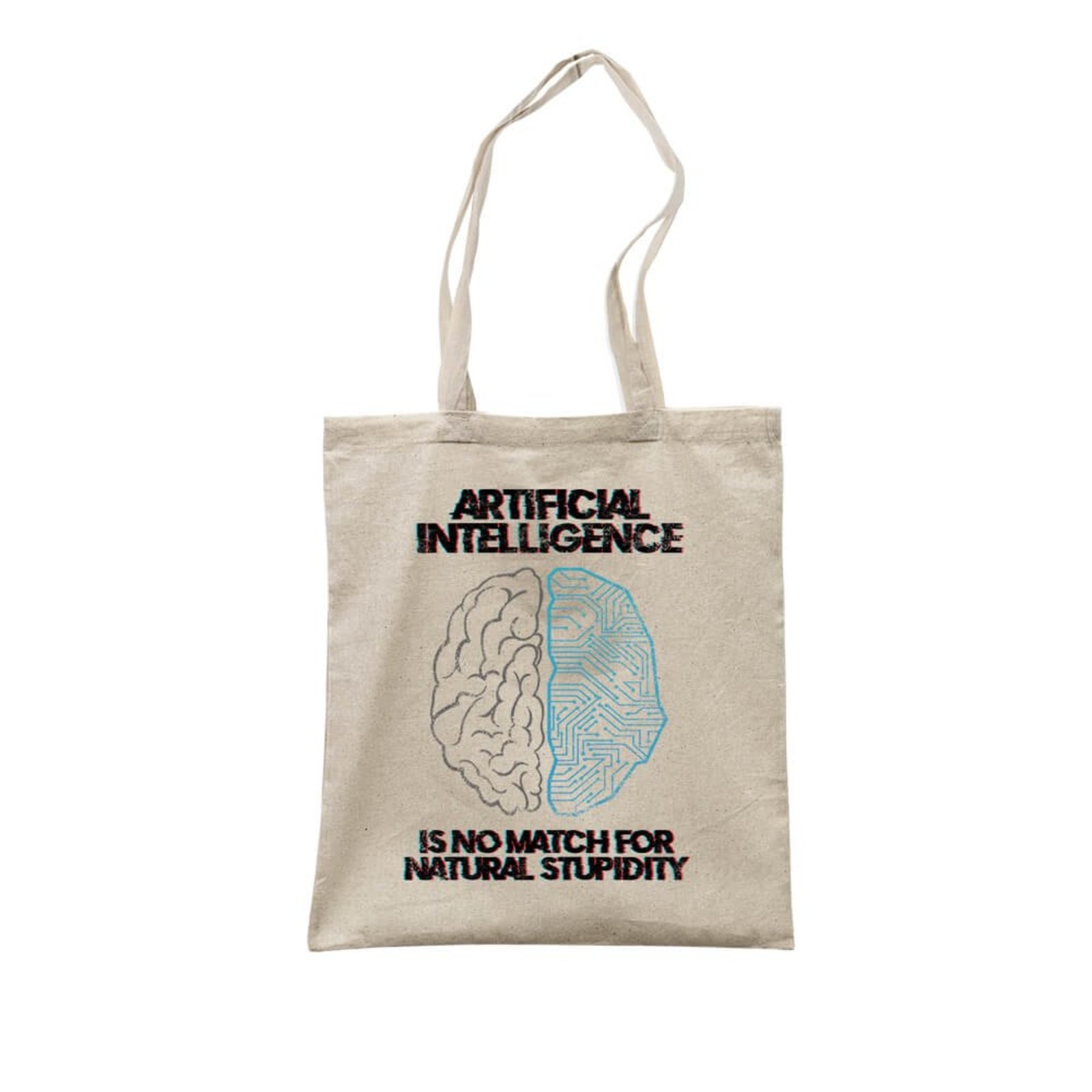 Ecobag Artificial Intelligence - Bege - Casual - Studio Geek