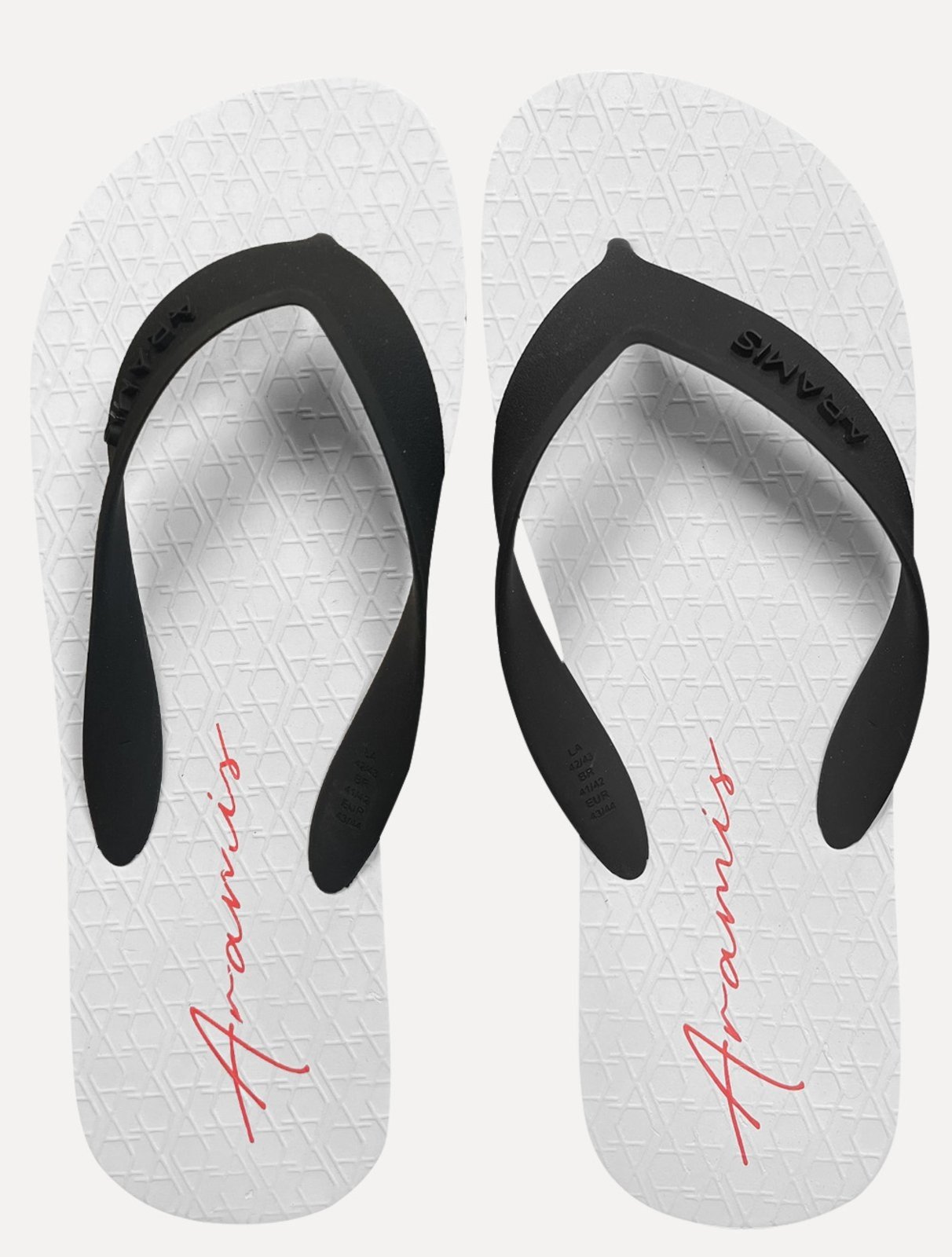 Chinelo Aramis Masculino ARM1156 Pencil Black Branco