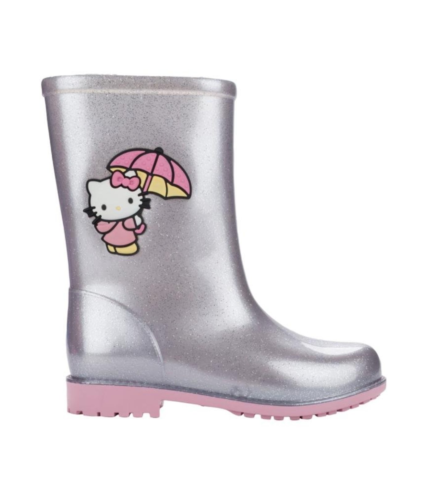 Infantil - Bota Galocha Grendene Hello Kitty Fall Rain Rosa