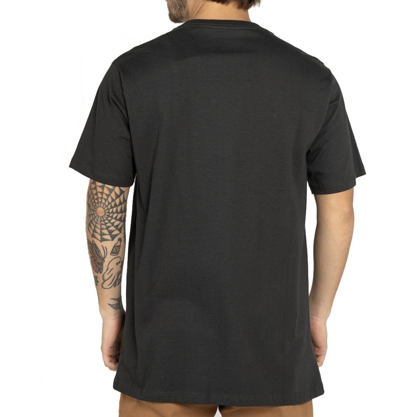 Camiseta Quiksilver Mini Omni WT25 Masculina Cinza Escuro
