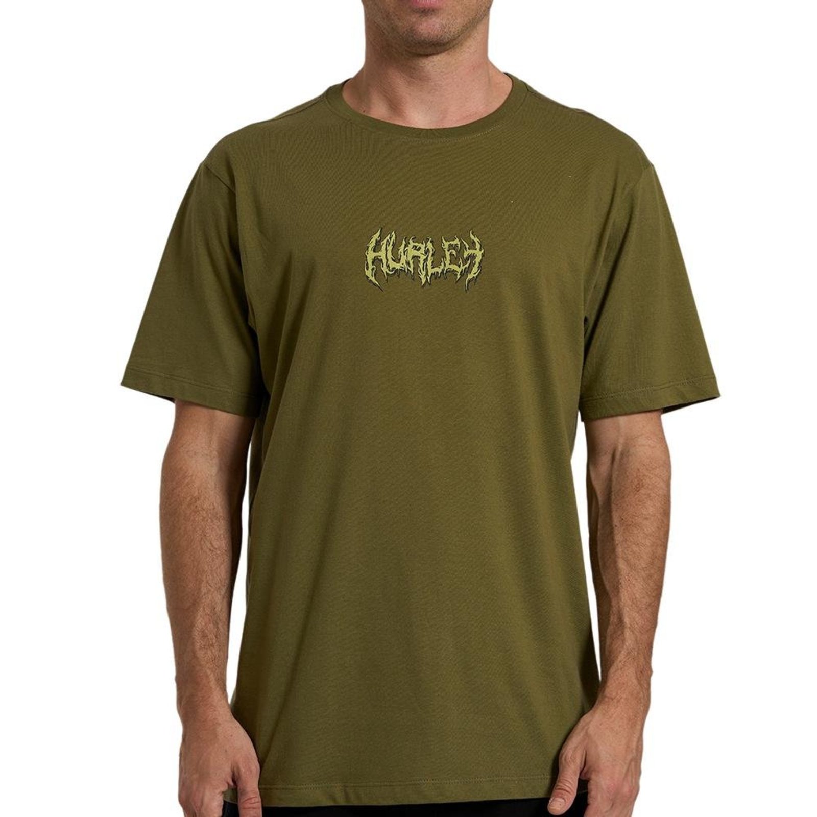 Camiseta Hurley Noise WT26 Masculina Militar