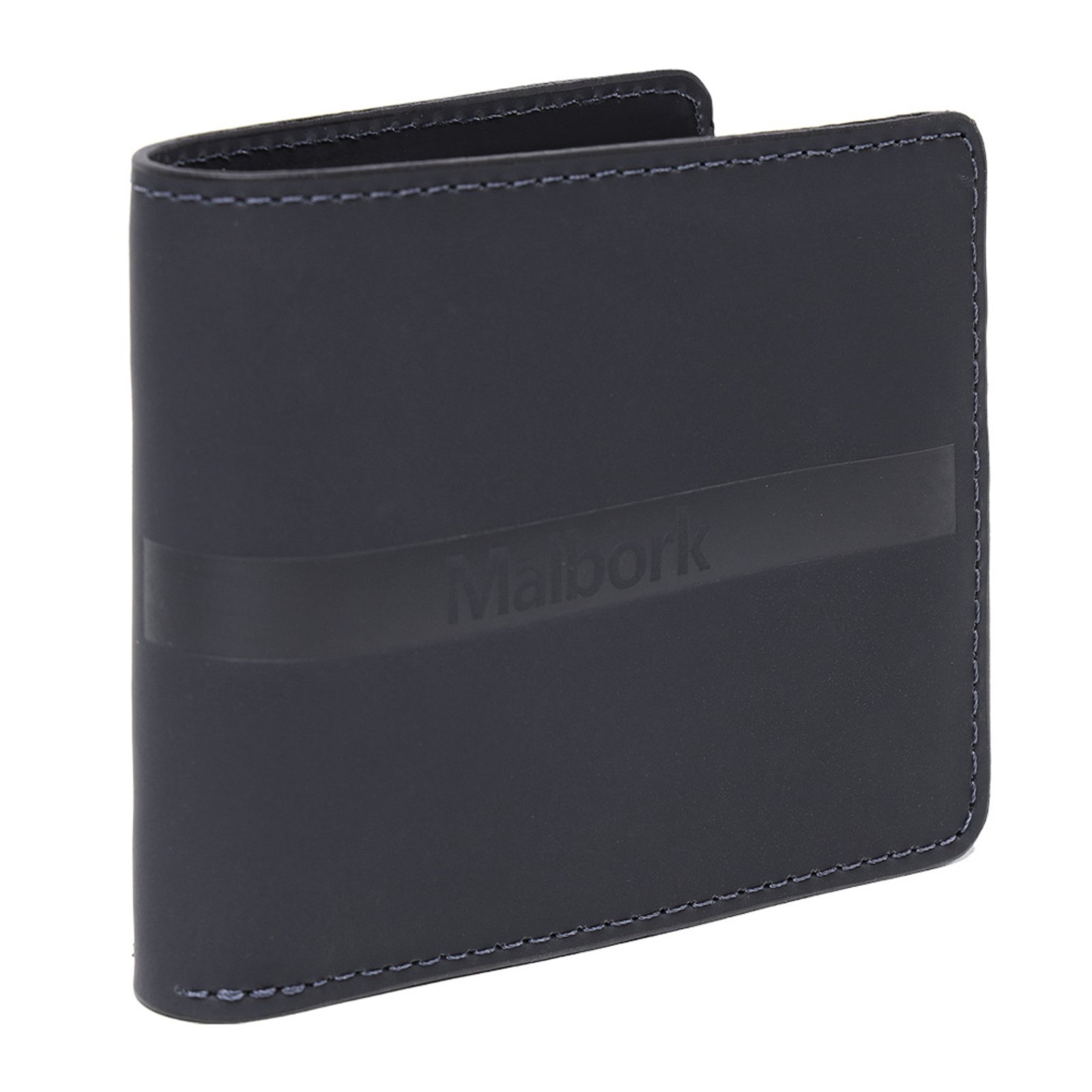 Vista 2 Carteira Masculina Malbork Couro Cartão CA-210AZ azul marinho Malbork azul marinho