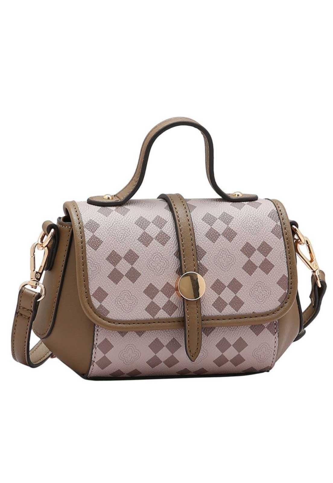 Bolsa Feminina Chenson New Elemento Gráfico 3485300 Natural