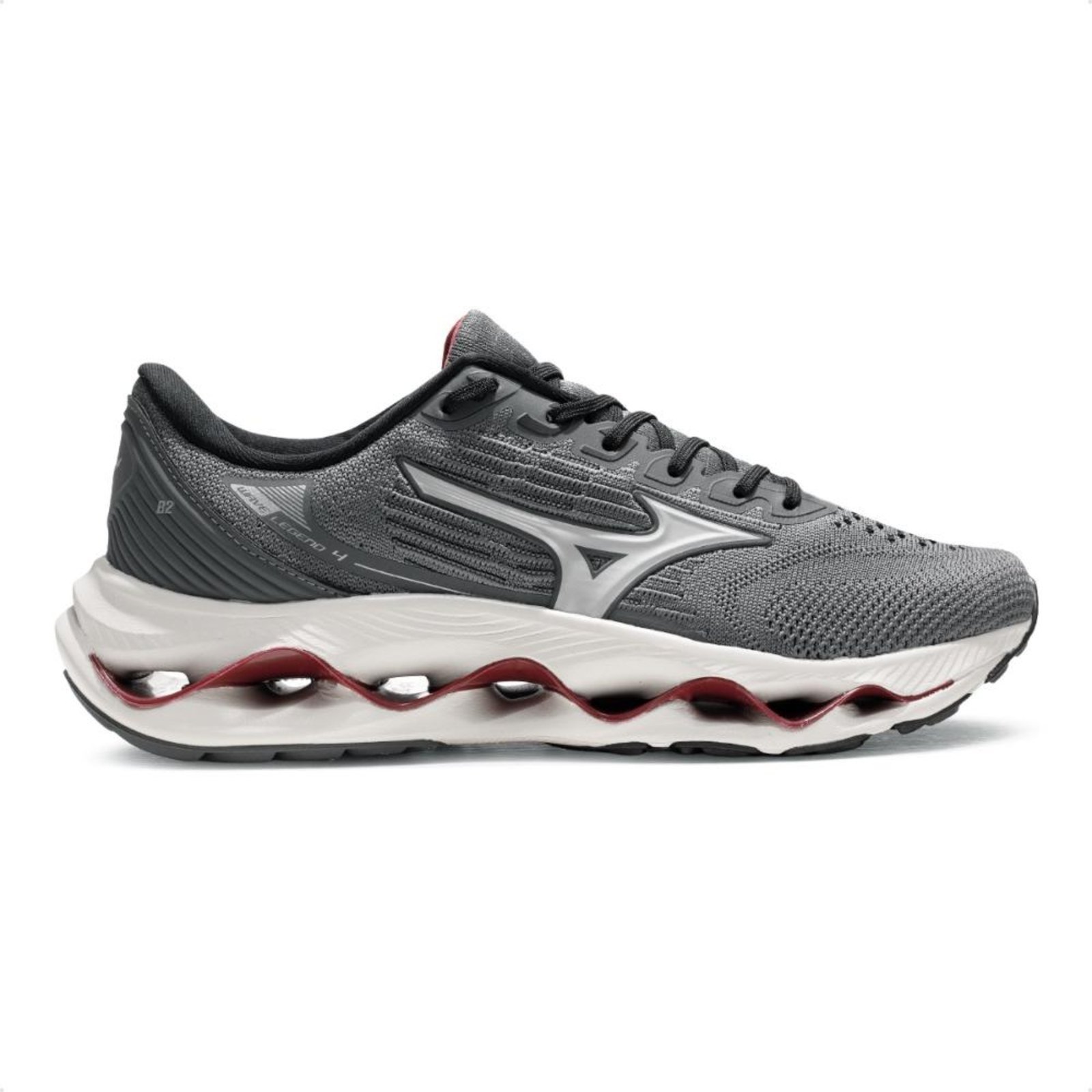 Tênis Mizuno Wave Legend 4 Masculino Cinza