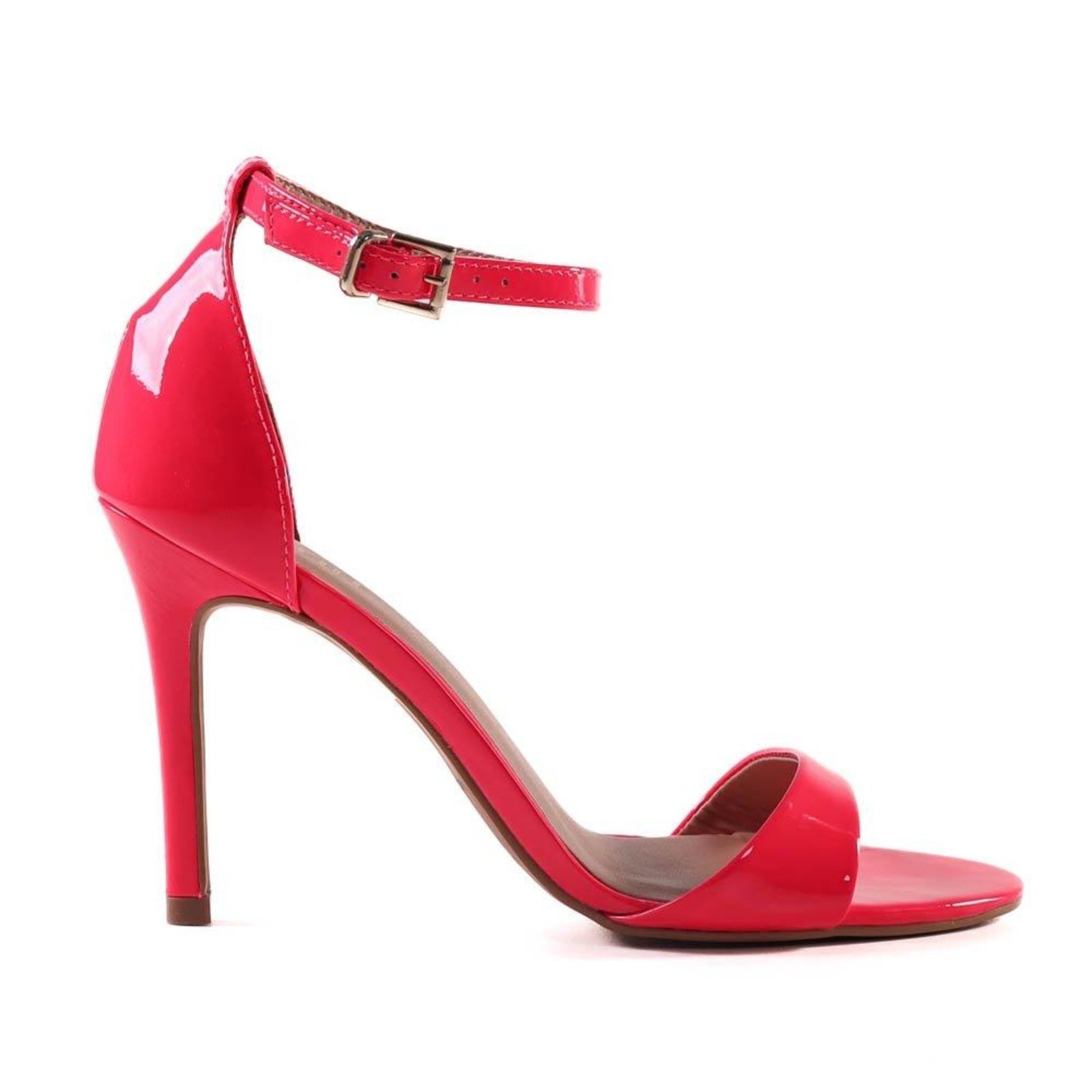 Sandália Feminina Salto Alto Zariff Pink Incolor