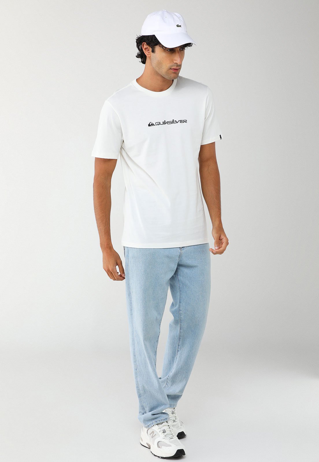 Camiseta Masculina Quiksilver New Omni Branca