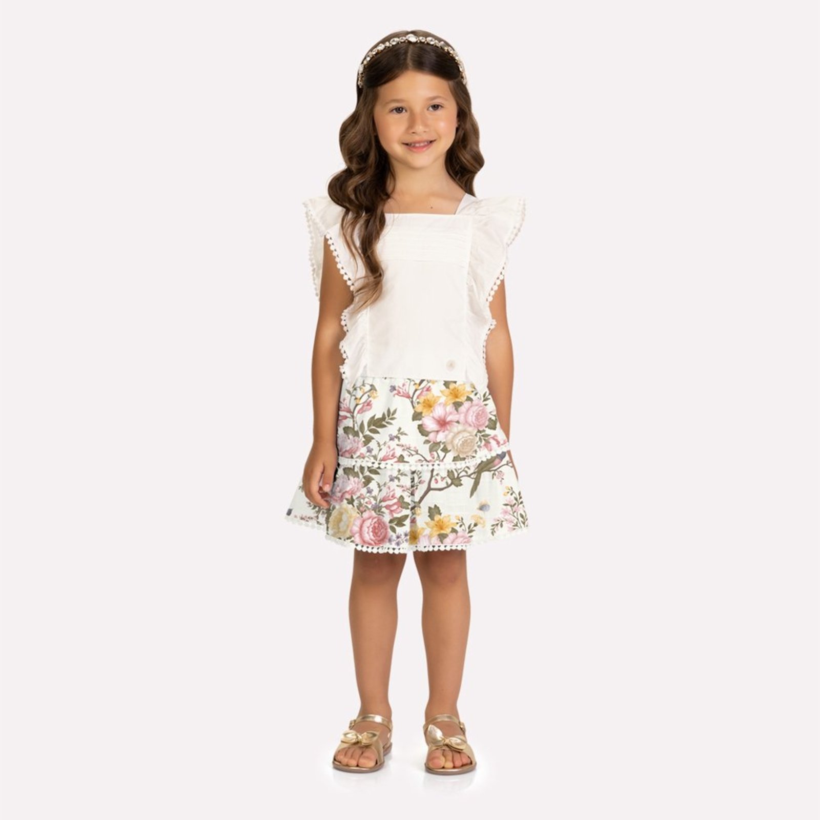Infantil - Conjunto Menina com Babados Milon