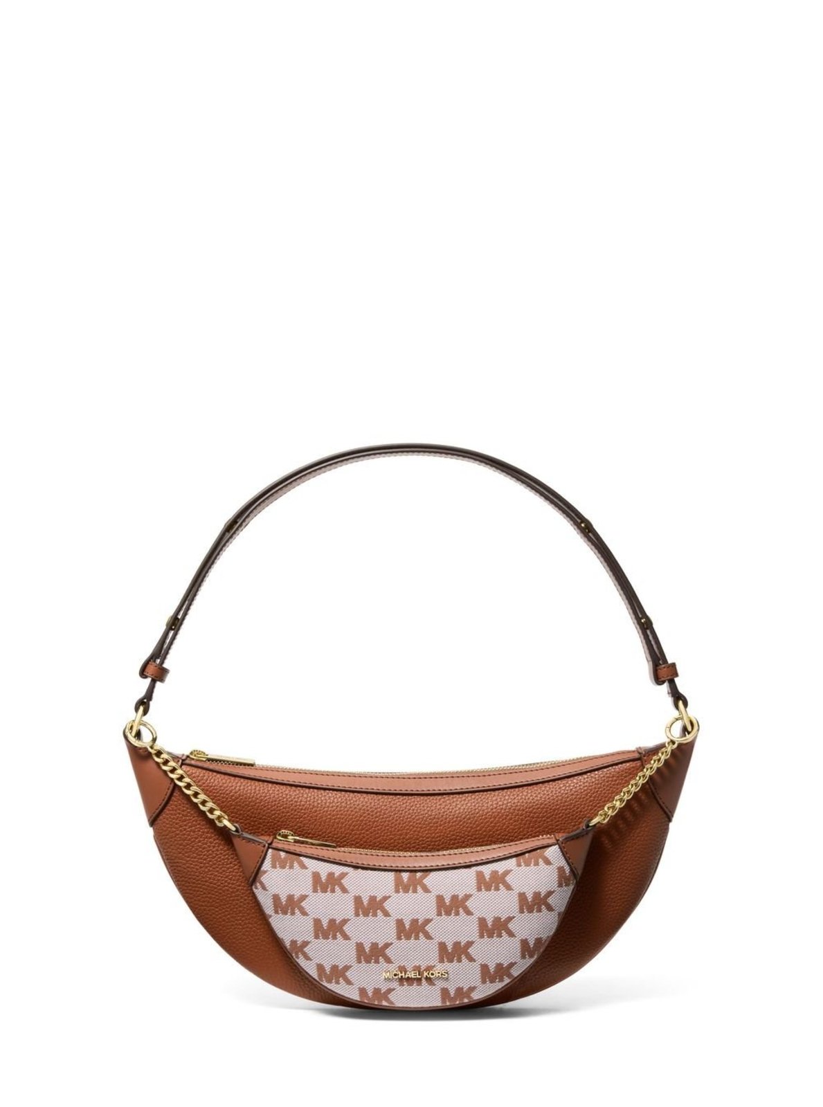 Vista 2 Bolsa De Ombro Hollis Média De Couro 35S5g4wl6j230 marrom marrom