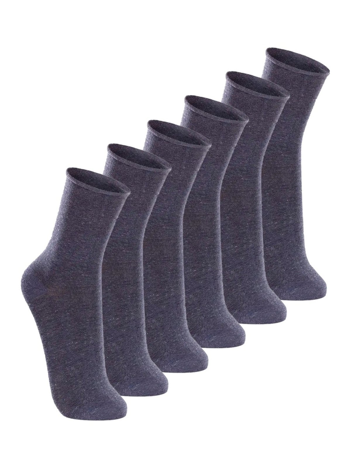 Kit com 6 Pares de Meias sem Punho Casual Lupo 1275-011