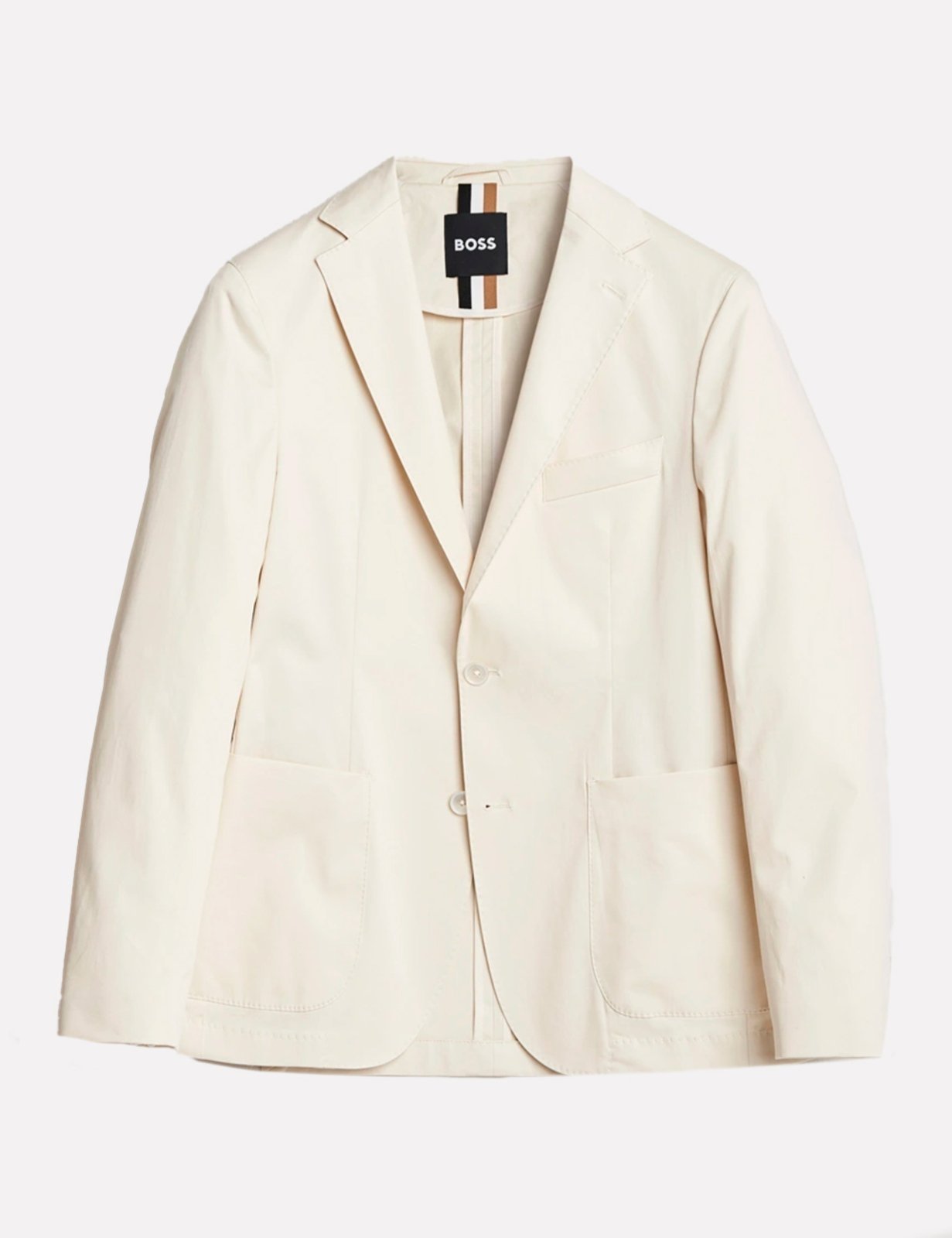Vista 3 Paletó Hugo Boss Masculino Slim Fit C-Hanry 252 Creme bege Hugo Boss bege