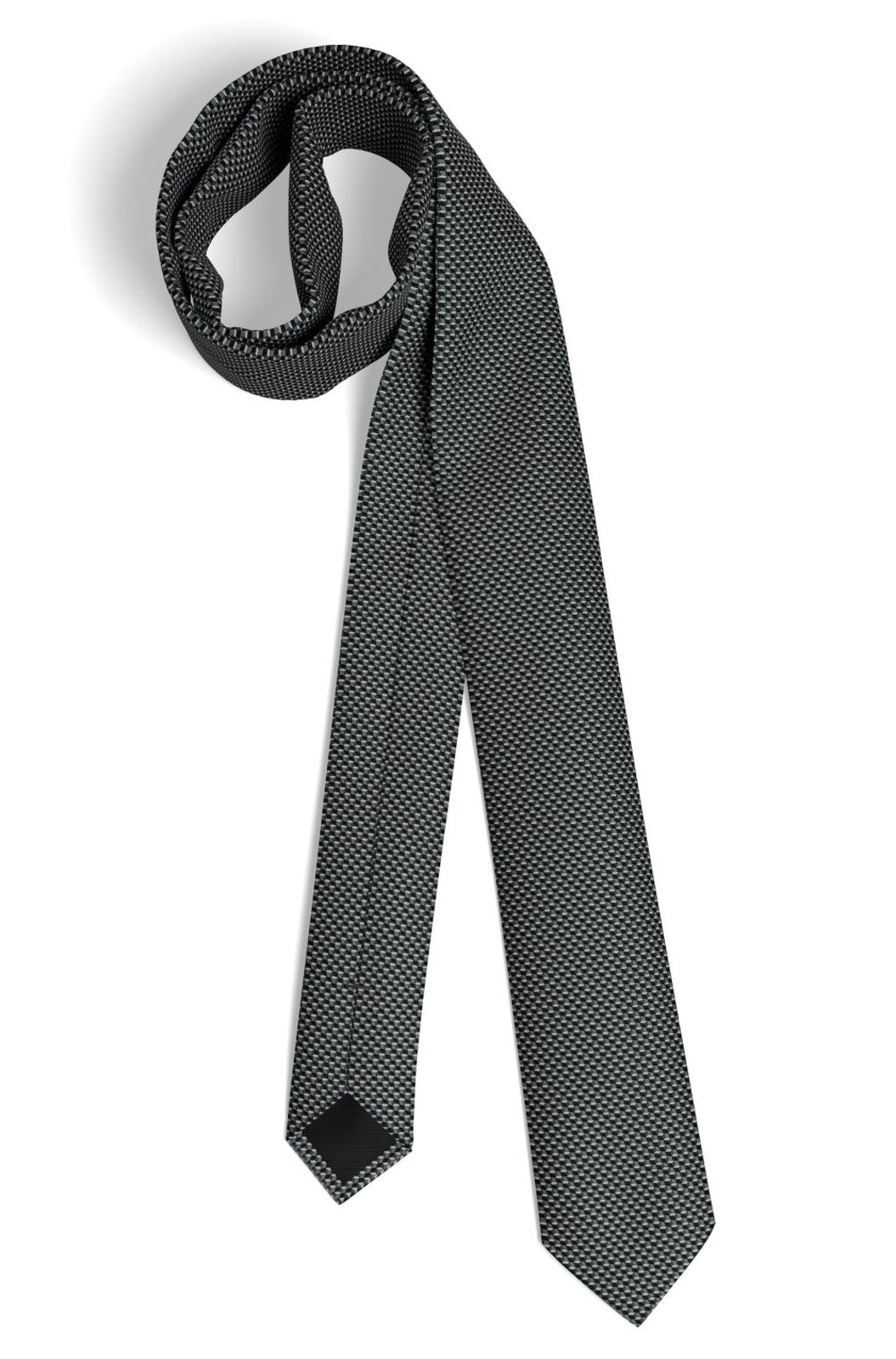 Gravata Em Mistura De Seda Com Padronagem Jacquard