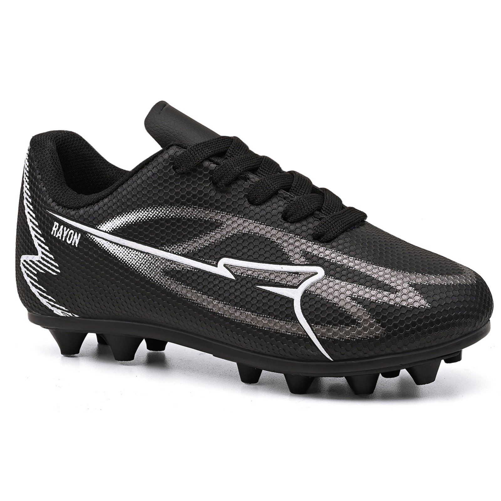 Vista 3 Infantil - Chuteira Futebol Meninos Trava Campo Natural CALCADOS LGHT LIGHT preto natural CALCADOS LGHT LIGHT preto natural