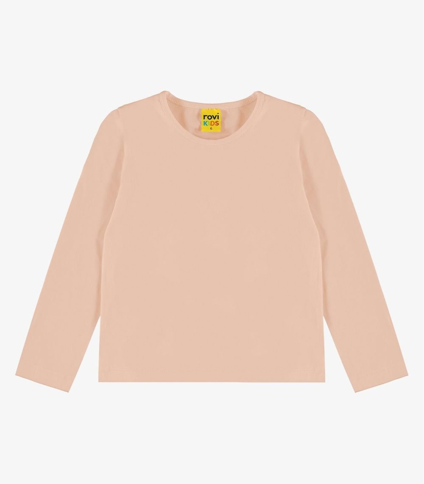 Infantil - Blusa Manga Longa Feminina Rovitex Rosa