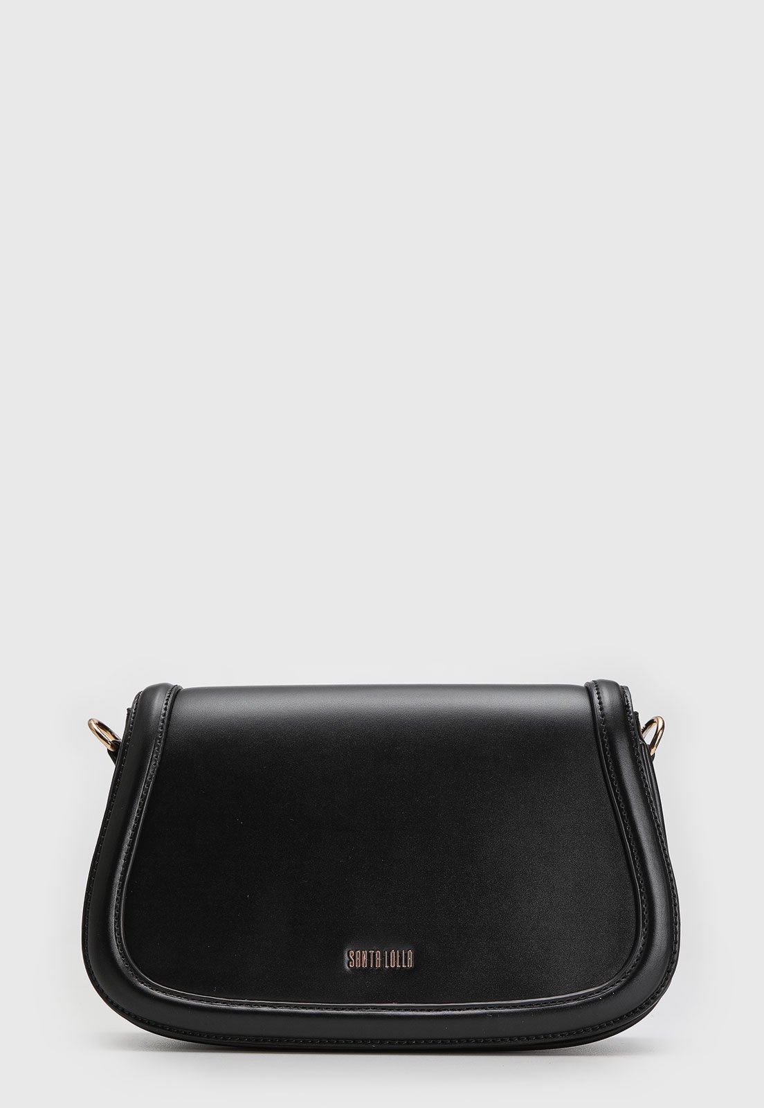Bolsa Transversal Santa Lolla Alça ajustável Preta