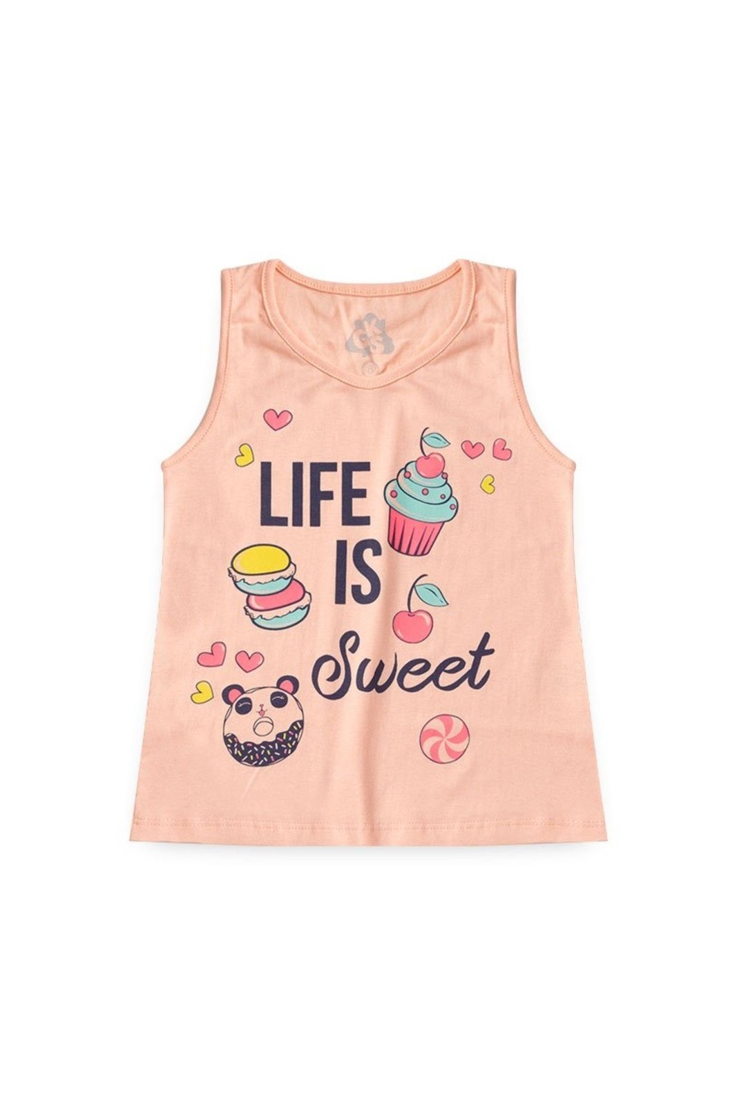 Infantil – Conjunto para Menina Regata e Shorts – GKS