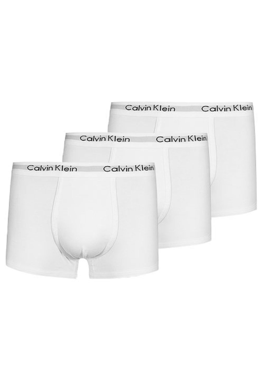 Vista 2 Kit 03pçs Cueca Calvin Klein Underwear Boxer branco Calvin Klein Underwear branco