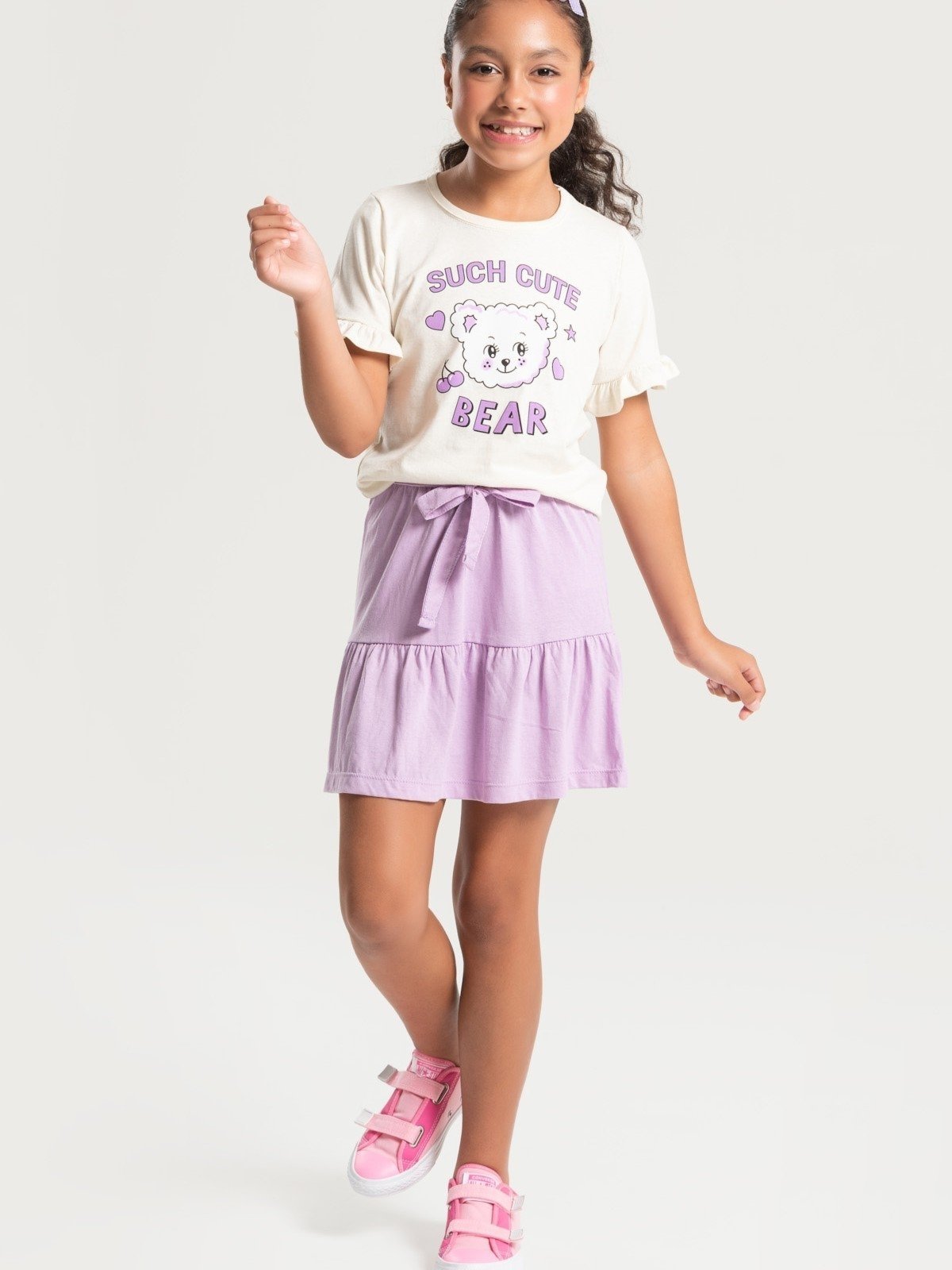 Infantil – Conjunto Platinum Cute Bear Off-White