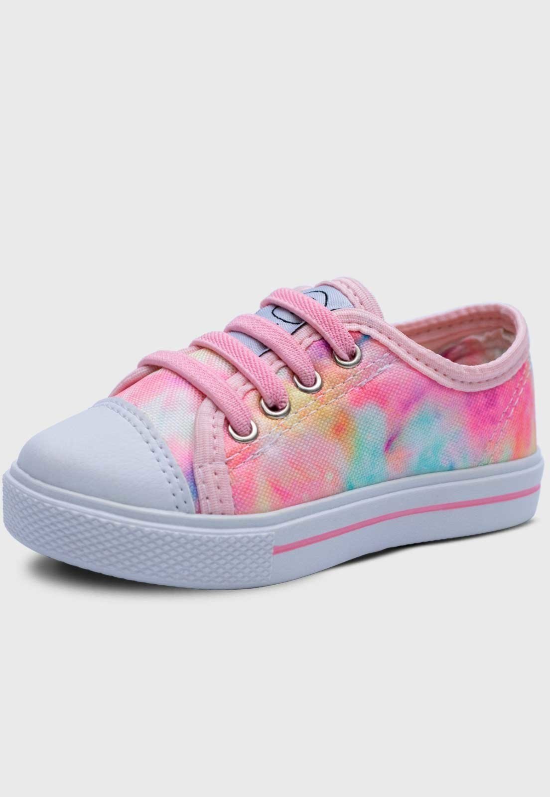 Infantil – Tênis Pop Star Feminino Pópidi Menina Tie Dye